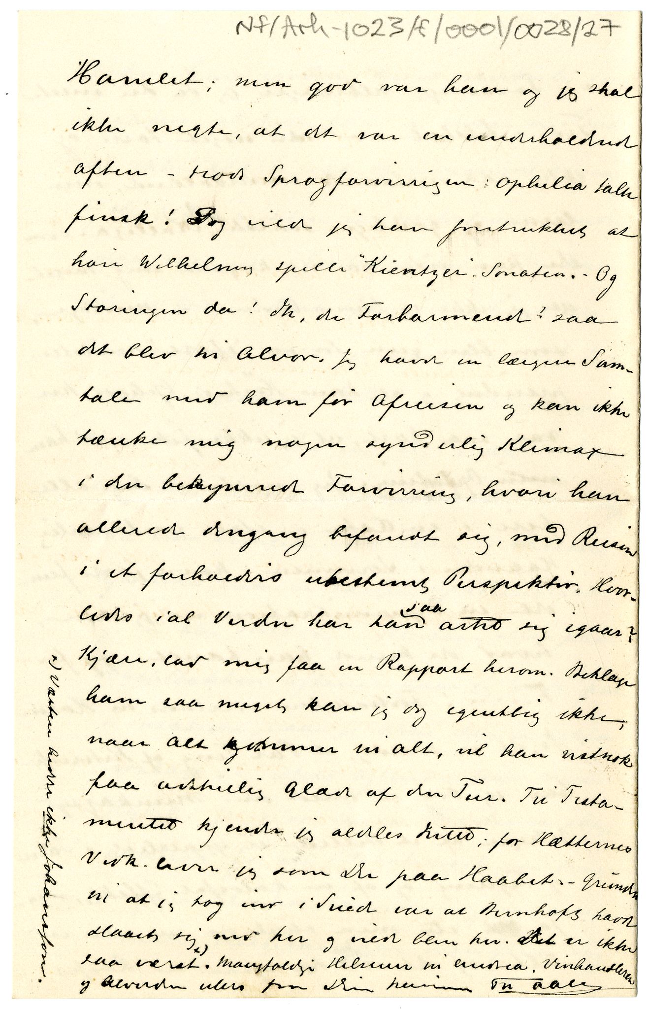 Diderik Maria Aalls brevsamling, NF/Ark-1023/F/L0001: D.M. Aalls brevsamling. A - B, 1738-1889, p. 379
