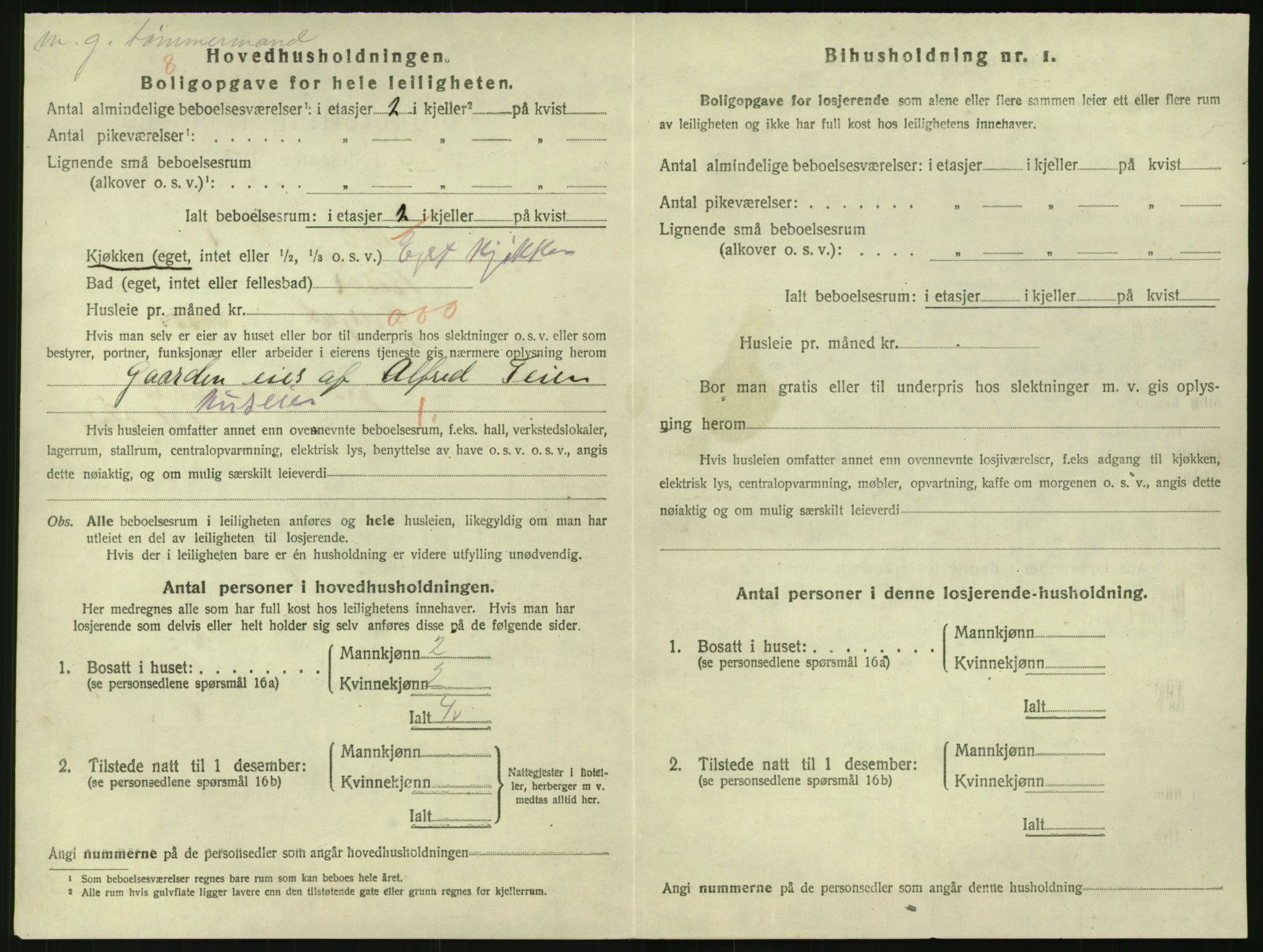 SAK, 1920 census for Risør, 1920, p. 2290