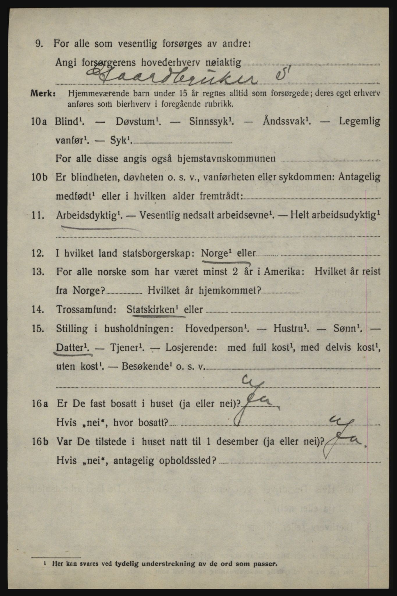 SAO, 1920 census for Aremark, 1920, p. 2134