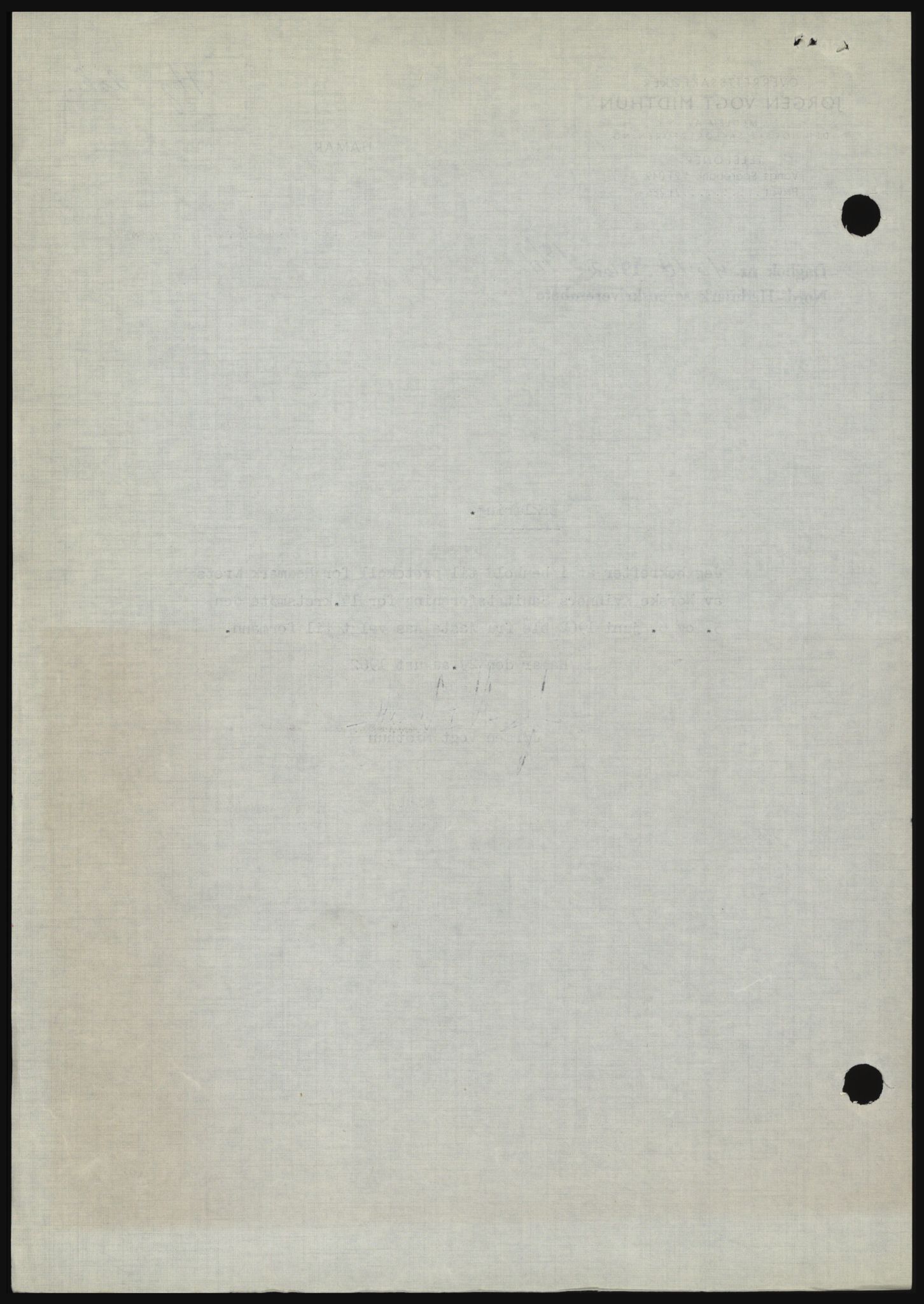 Nord-Hedmark sorenskriveri, SAH/TING-012/H/Hc/L0017: Mortgage book no. 17, 1962-1963, Diary no: : 4647/1962