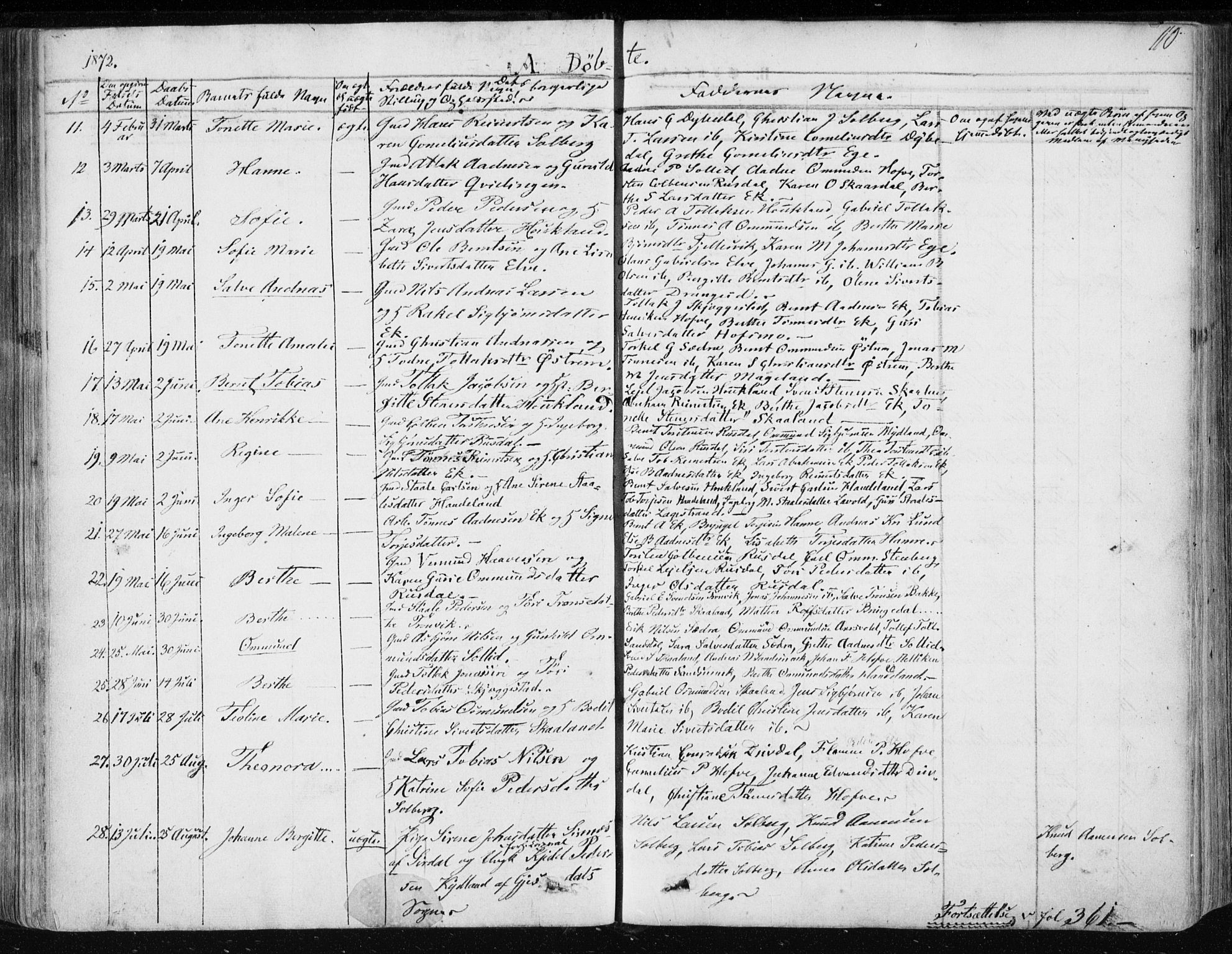 Lund sokneprestkontor, SAST/A-101809/S06/L0009: Parish register (official) no. A 8, 1853-1877, p. 110