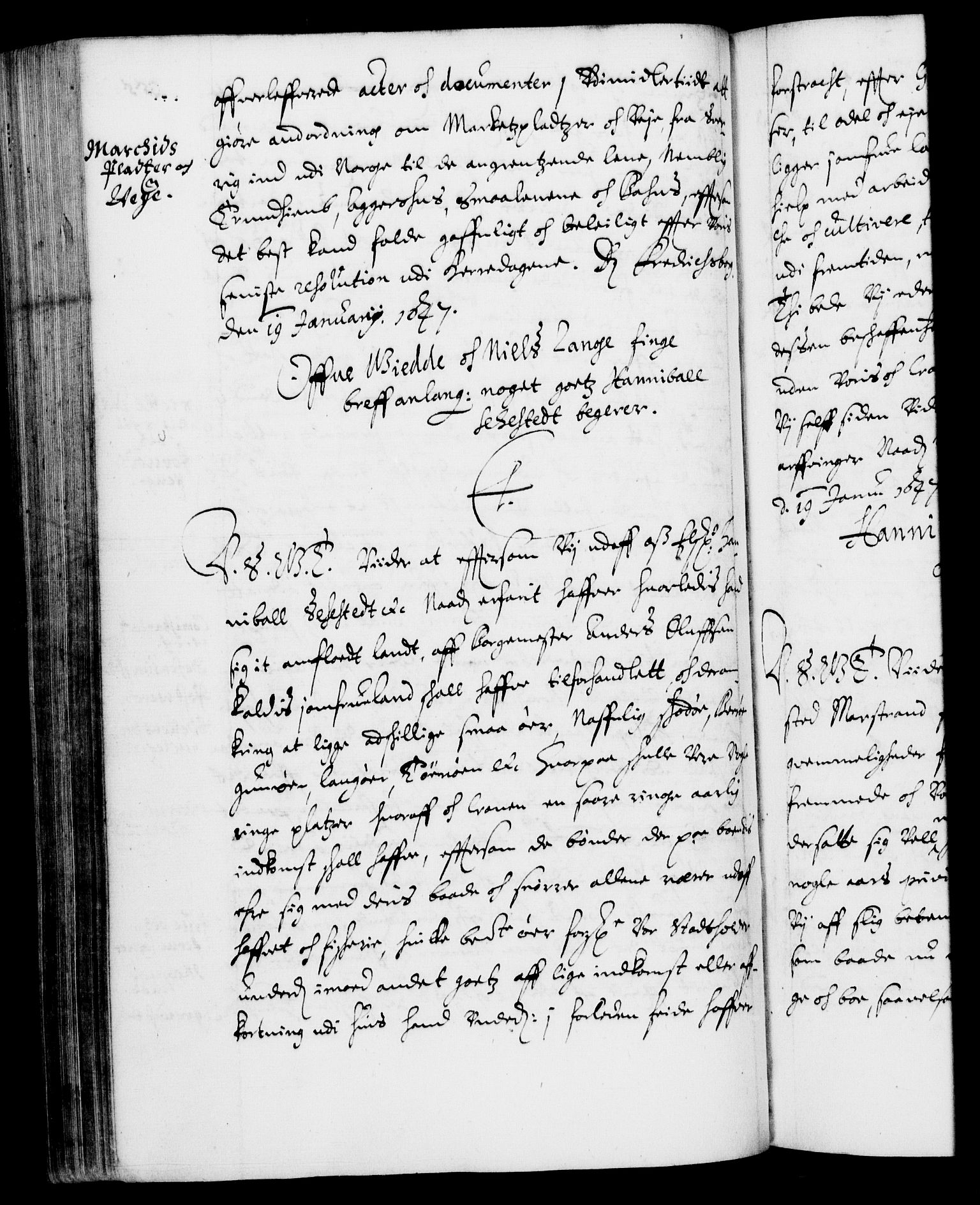 Danske Kanselli 1572-1799, AV/RA-EA-3023/F/Fc/Fca/Fcab/L0007: Norske tegnelser (mikrofilm), 1640-1648, p. 355b