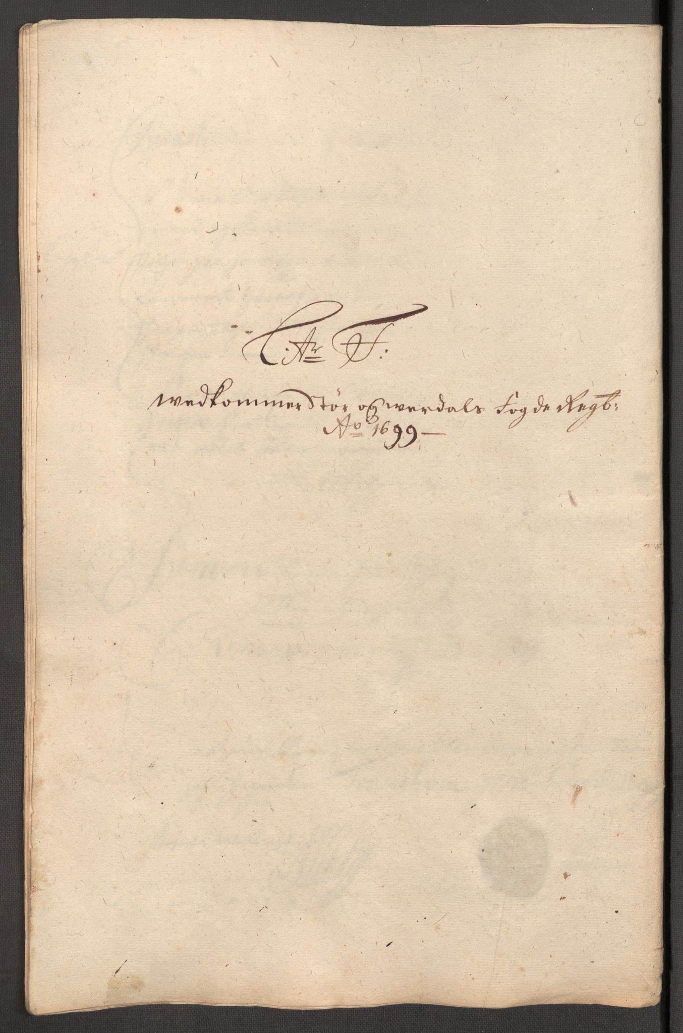 Rentekammeret inntil 1814, Reviderte regnskaper, Fogderegnskap, AV/RA-EA-4092/R62/L4191: Fogderegnskap Stjørdal og Verdal, 1699, p. 153