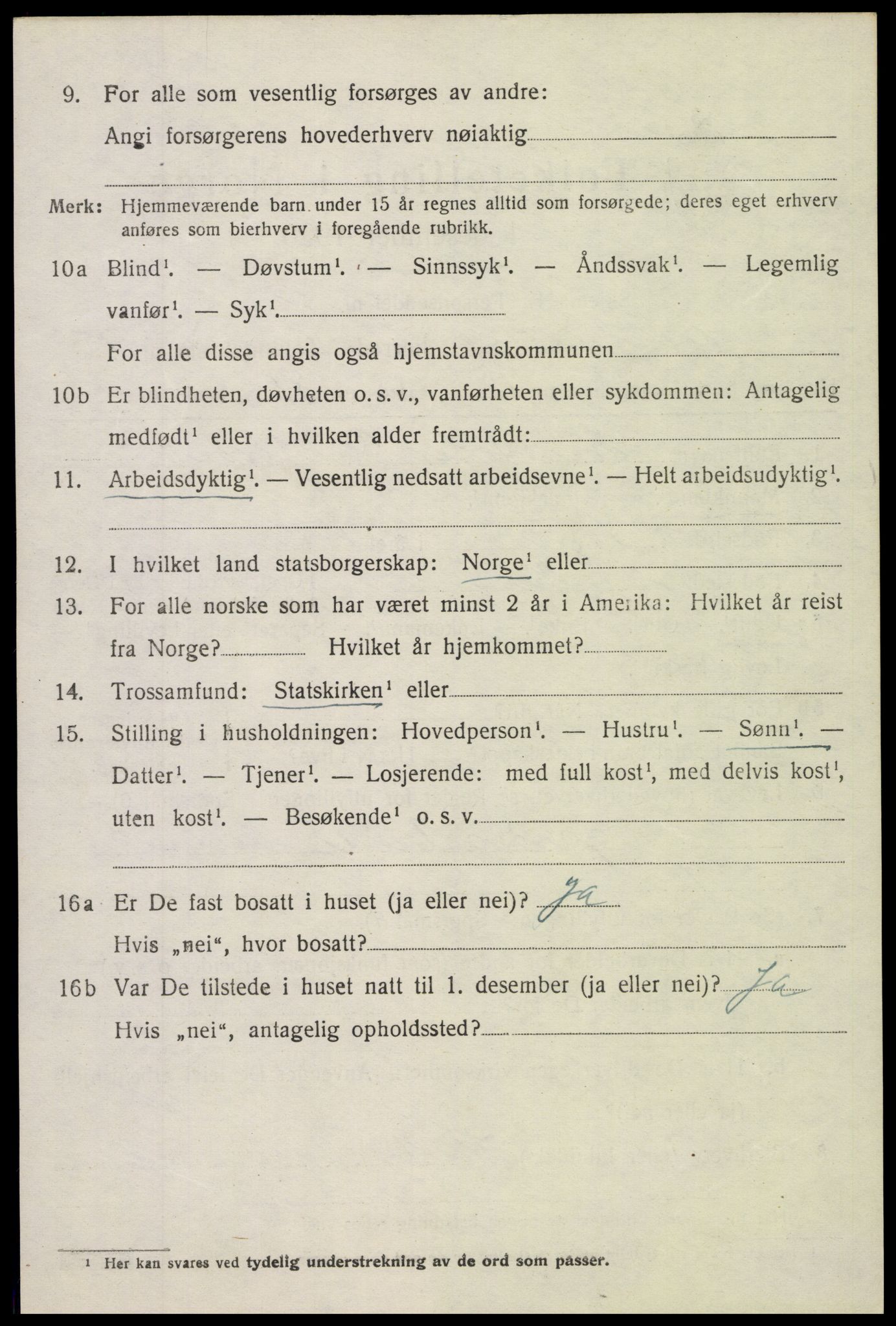 SAH, 1920 census for Sør-Aurdal, 1920, p. 8384