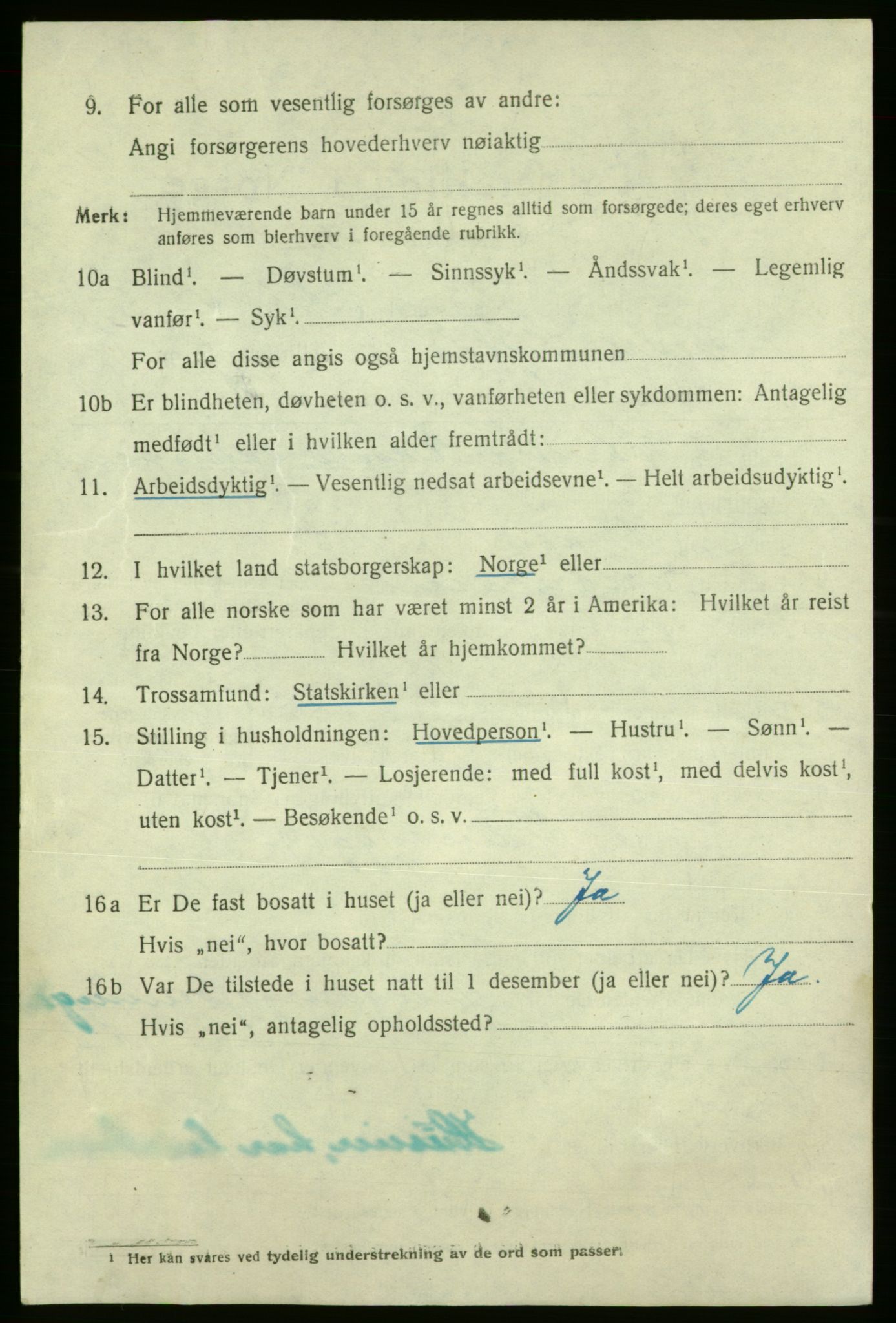 SAO, 1920 census for Fredrikshald, 1920, p. 13786