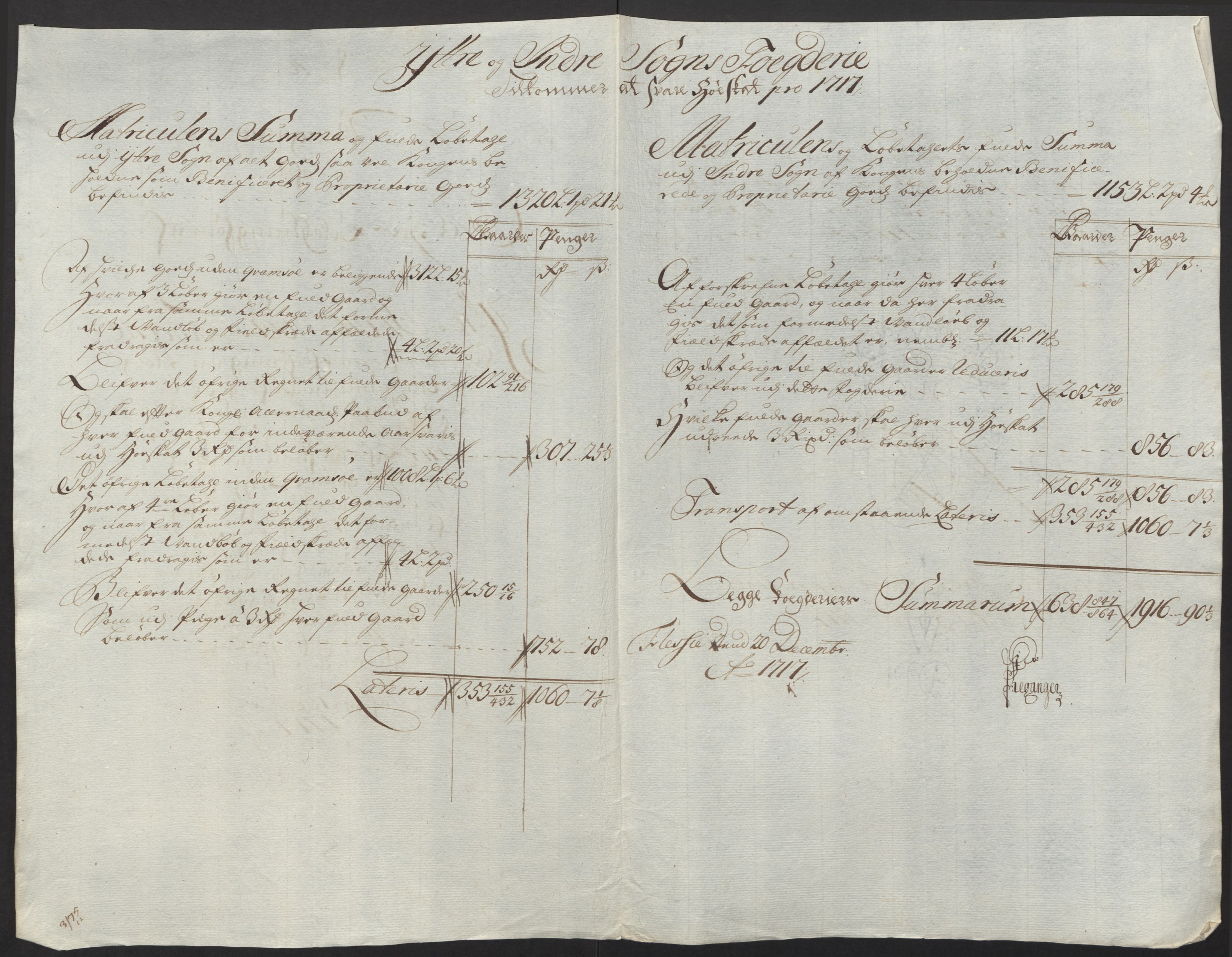 Rentekammeret inntil 1814, Reviderte regnskaper, Fogderegnskap, RA/EA-4092/R52/L3321: Fogderegnskap Sogn, 1717-1718, p. 69