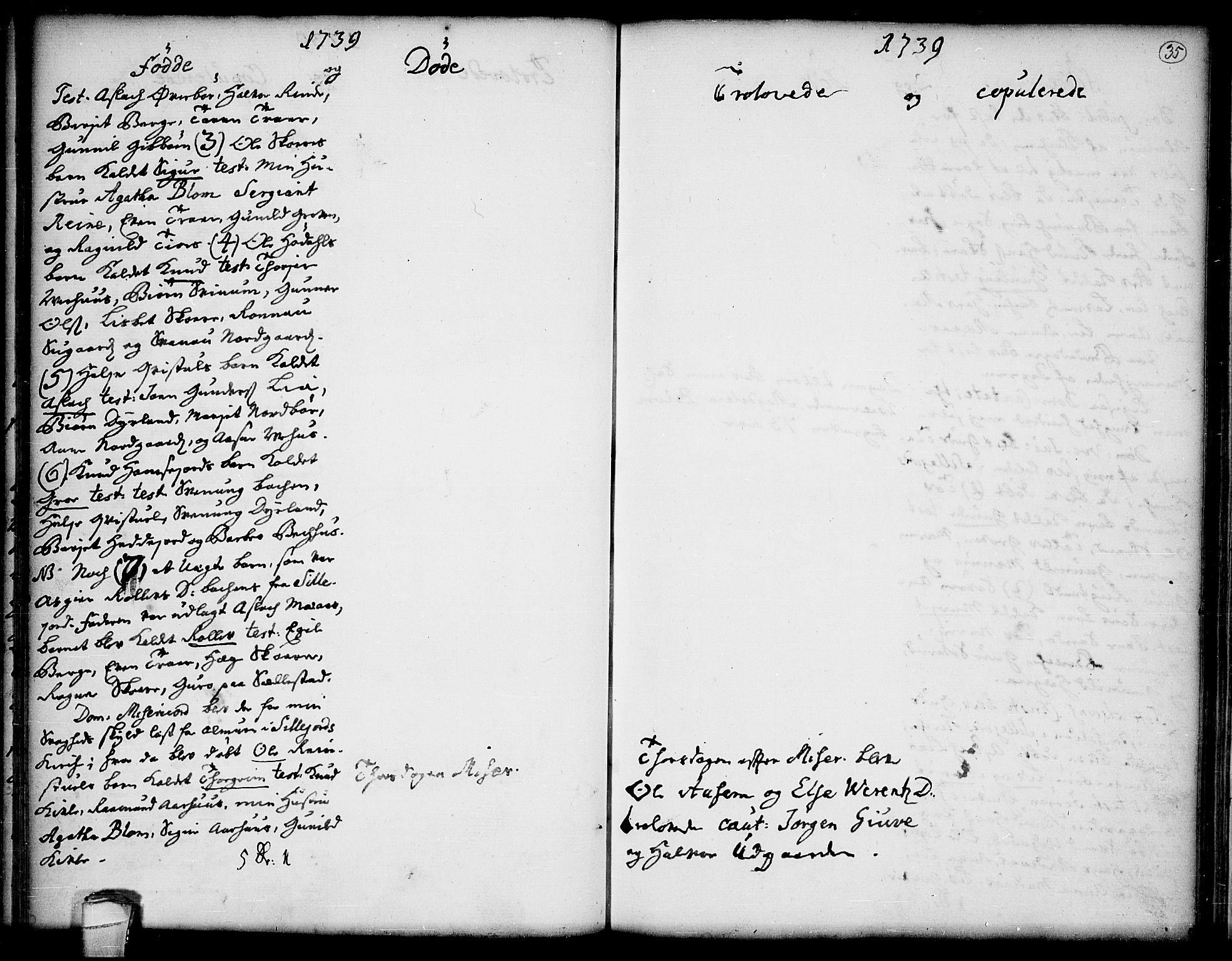 Seljord kirkebøker, SAKO/A-20/F/Fa/L0005: Parish register (official) no. I 5, 1737-1743, p. 35