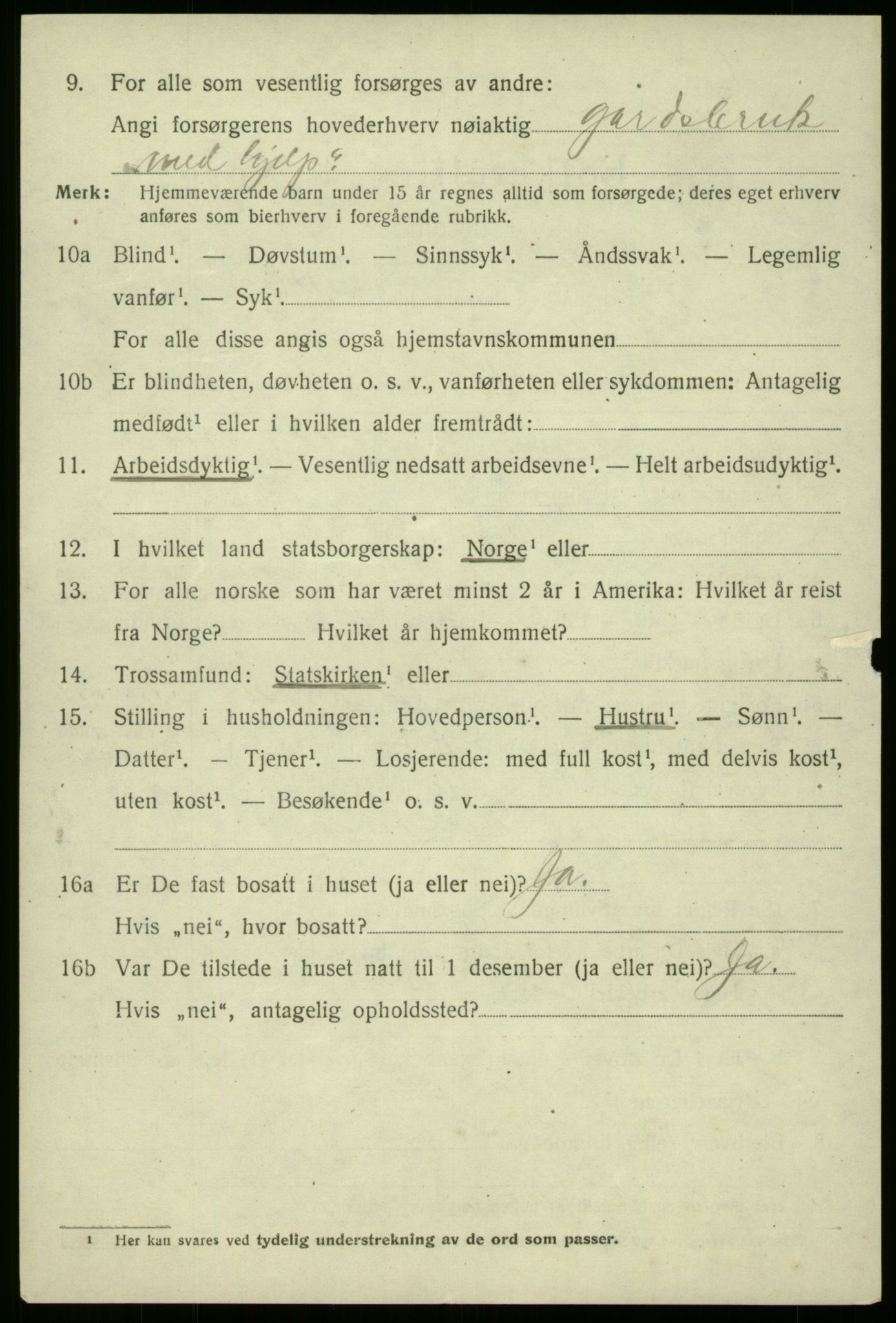 SAB, 1920 census for Eid, 1920, p. 2235