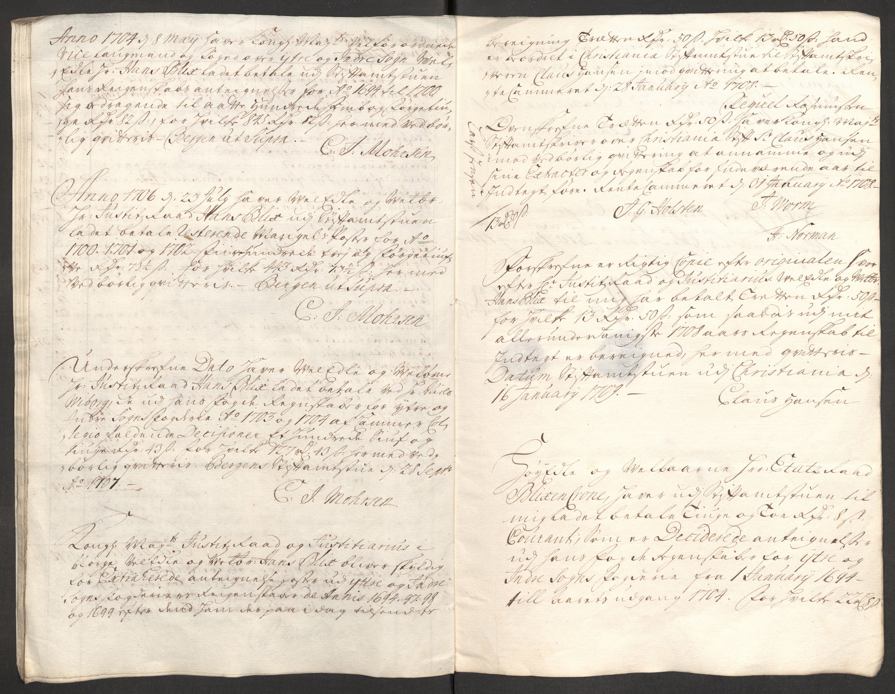 Rentekammeret inntil 1814, Reviderte regnskaper, Fogderegnskap, AV/RA-EA-4092/R52/L3313: Fogderegnskap Sogn, 1703-1704, p. 529