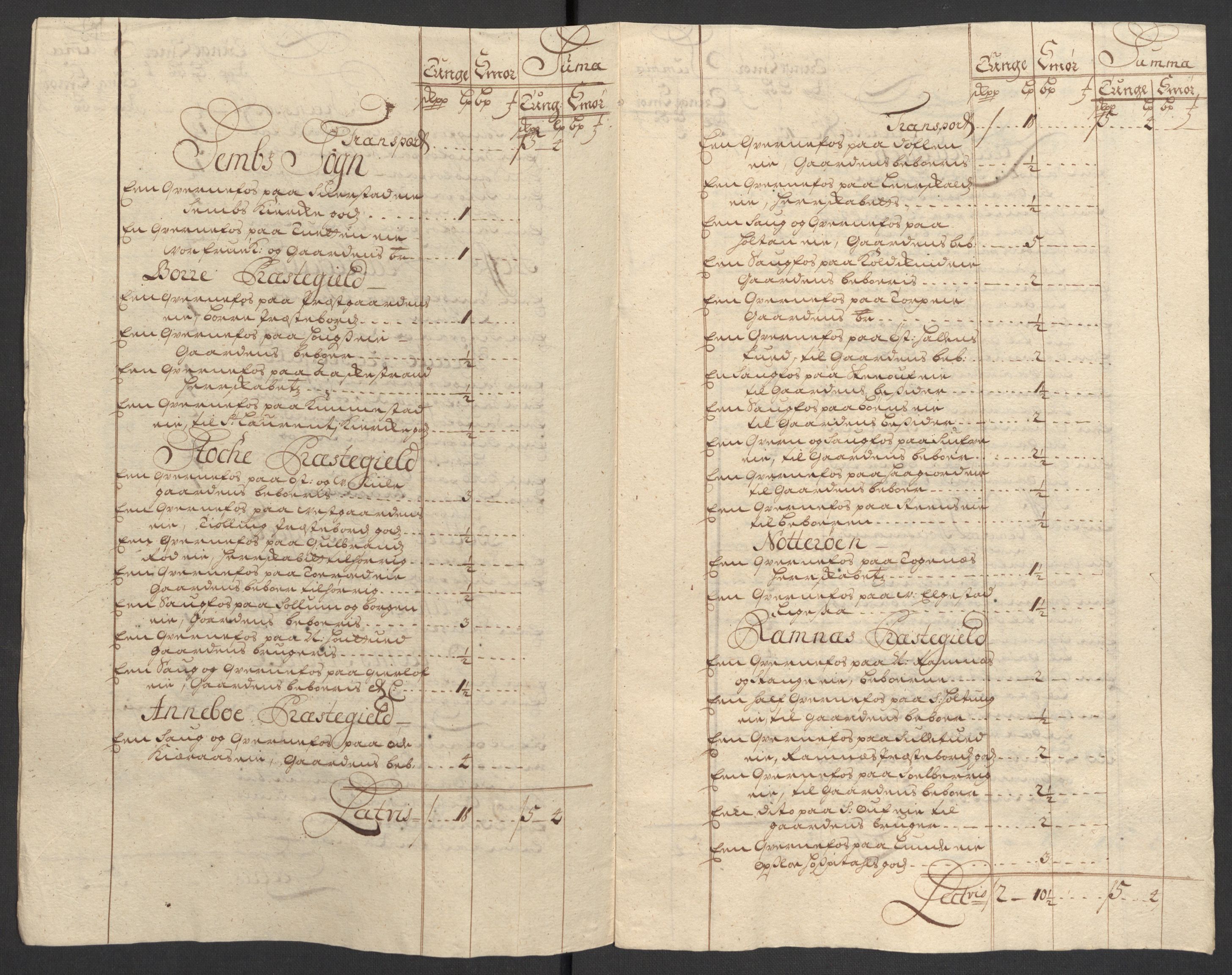 Rentekammeret inntil 1814, Reviderte regnskaper, Fogderegnskap, AV/RA-EA-4092/R32/L1875: Fogderegnskap Jarlsberg grevskap, 1710, p. 333