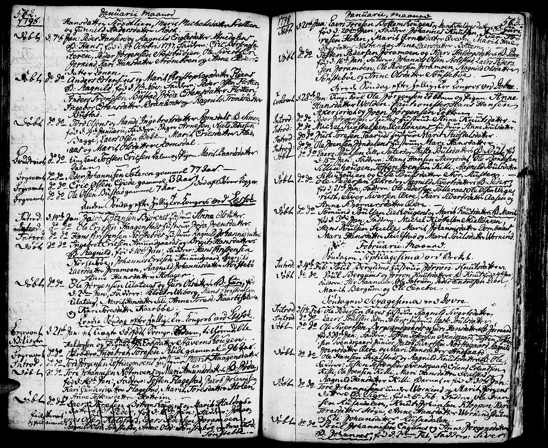 Lesja prestekontor, AV/SAH-PREST-068/H/Ha/Haa/L0003: Parish register (official) no. 3, 1777-1819, p. 502-503