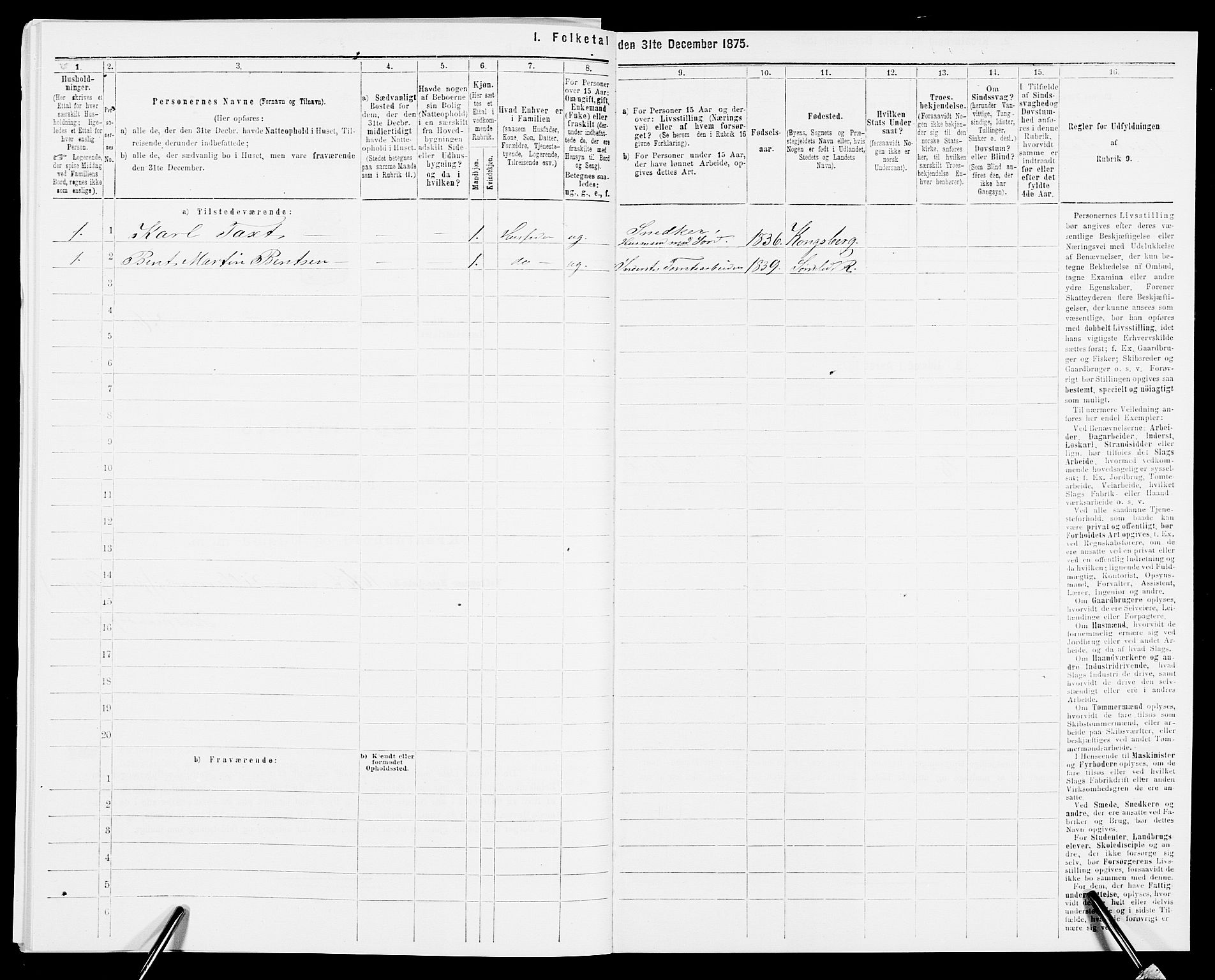 SAK, 1875 census for 0913L Risør/Søndeled, 1875, p. 371