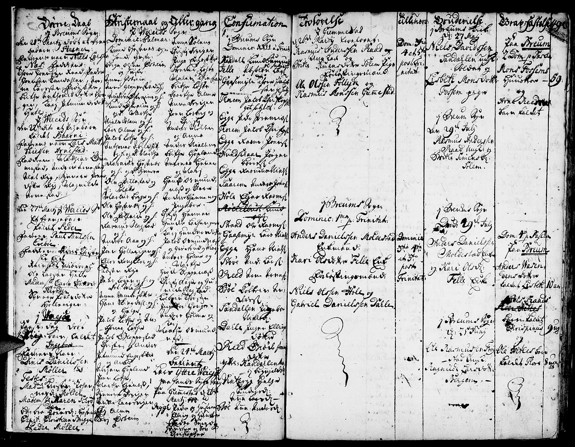 Gloppen sokneprestembete, AV/SAB-A-80101/H/Haa/Haaa/L0003: Parish register (official) no. A 3, 1739-1757, p. 4