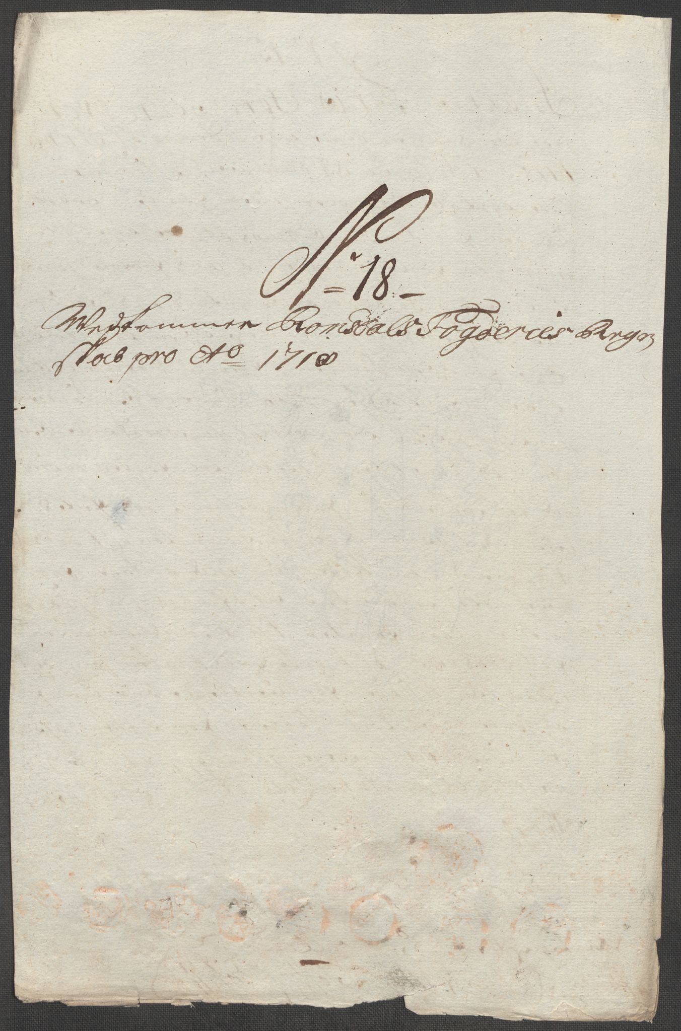 Rentekammeret inntil 1814, Reviderte regnskaper, Fogderegnskap, AV/RA-EA-4092/R55/L3665: Fogderegnskap Romsdal, 1718, p. 160