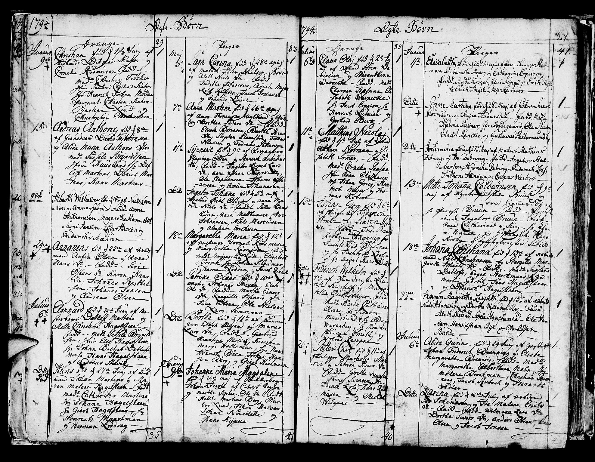 Korskirken sokneprestembete, AV/SAB-A-76101/H/Haa/L0006: Parish register (official) no. A 6, 1790-1820, p. 24