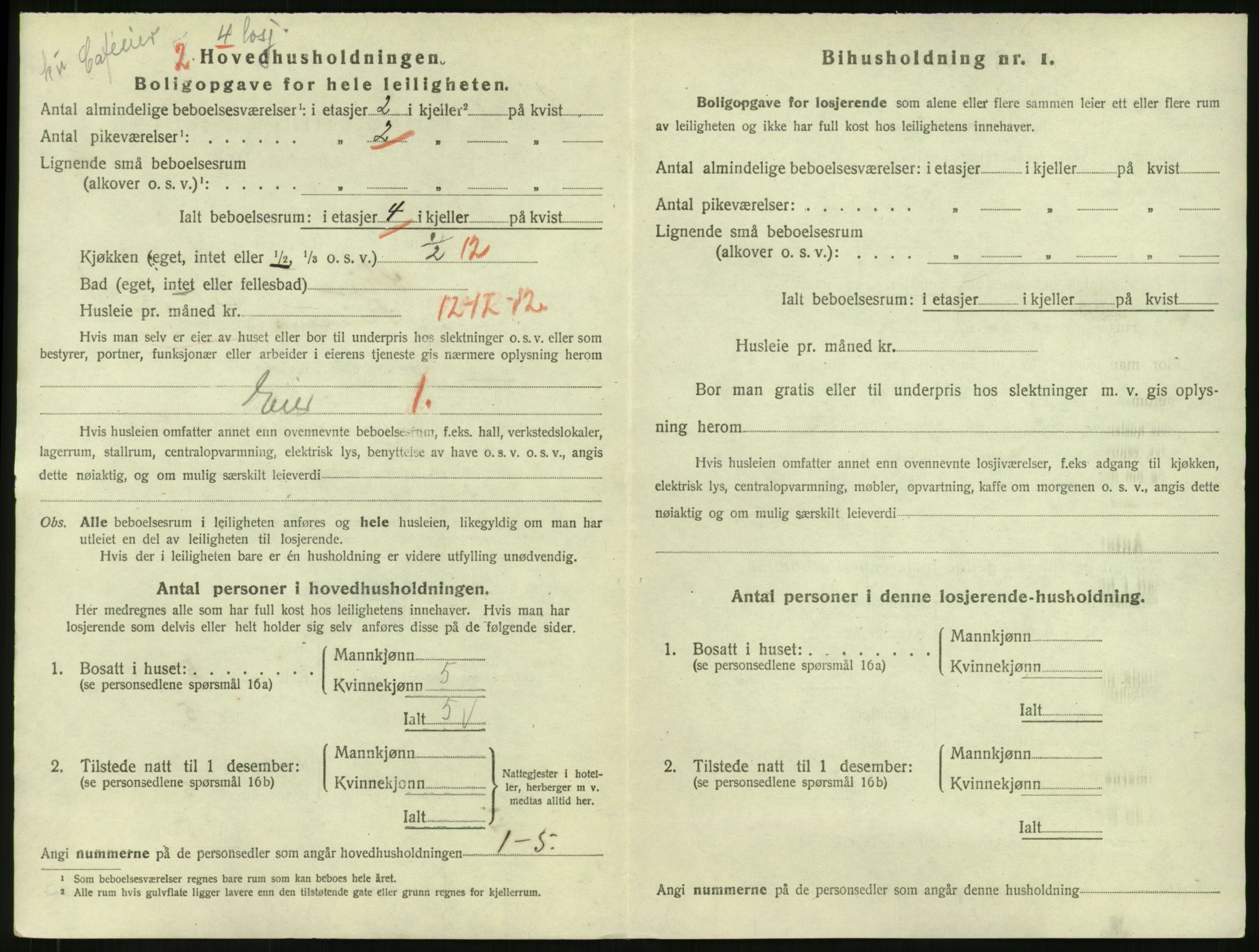 SAKO, 1920 census for Skien, 1920, p. 4538