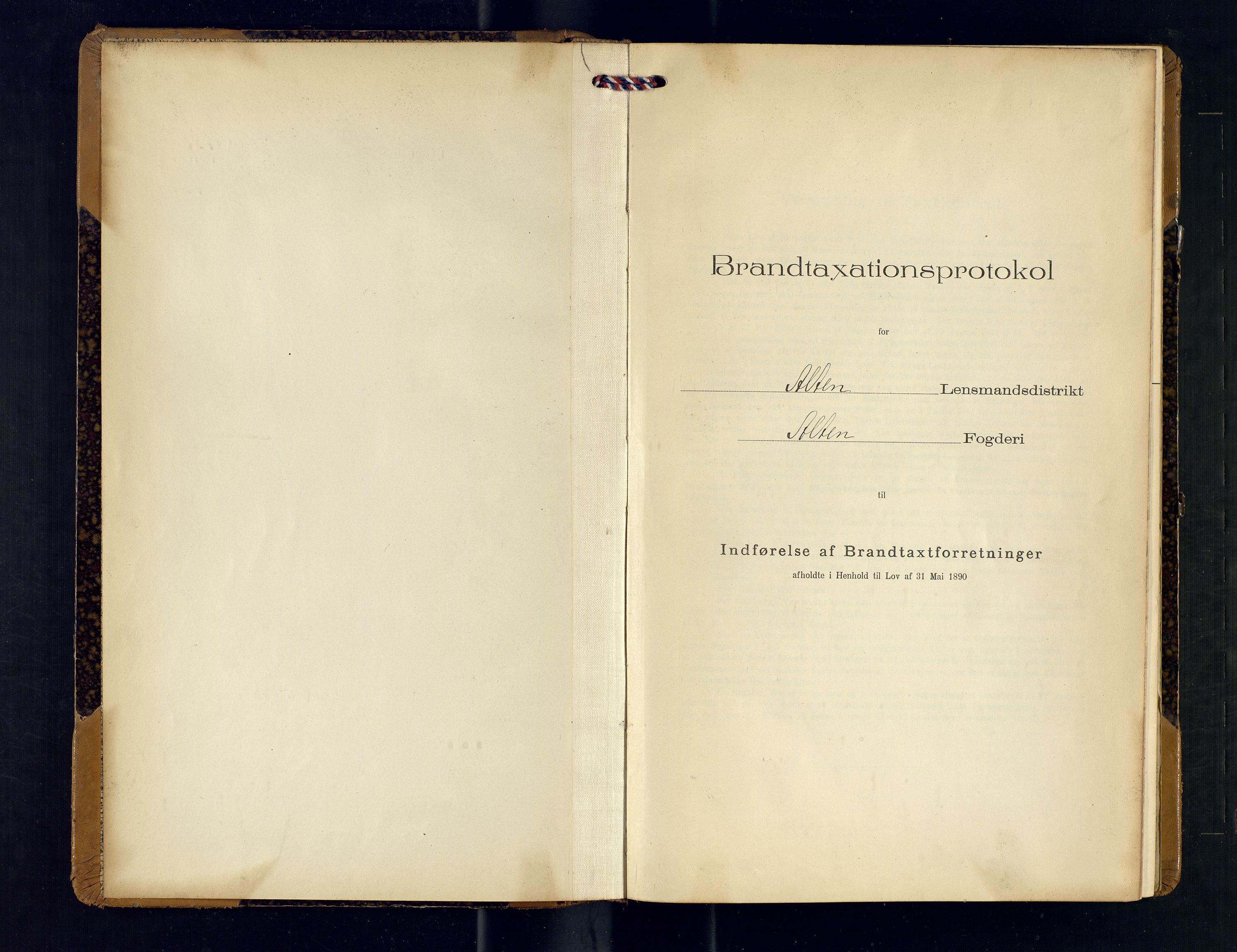 Alta lensmannskontor, SATØ/S-1165/O/Ob/L0171: Branntakstprotokoll, 1911-1915