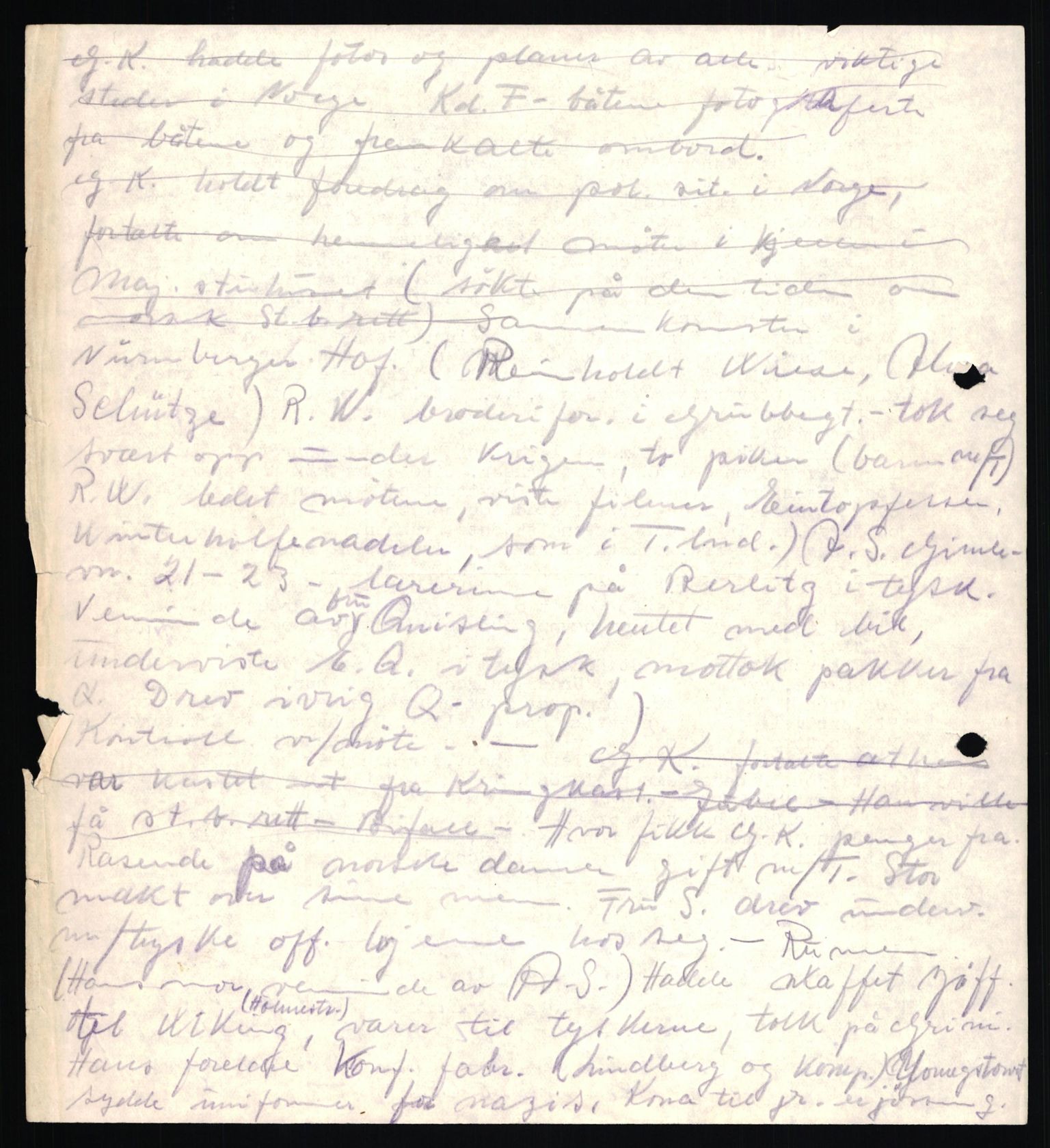 Forsvaret, Forsvarets overkommando II, AV/RA-RAFA-3915/D/Db/L0016: CI Questionaires. Tyske okkupasjonsstyrker i Norge. Tyskere., 1945-1946, p. 390