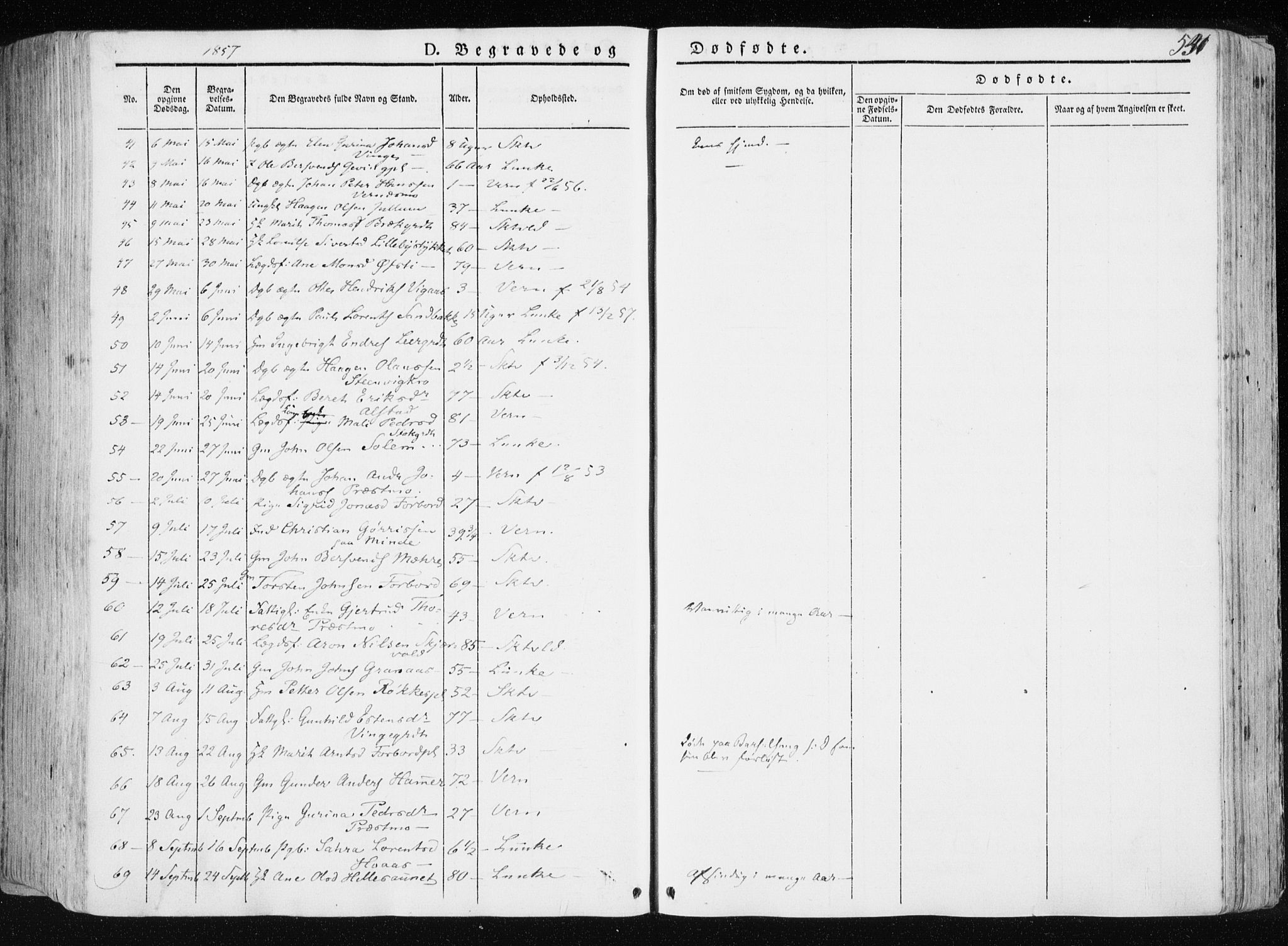 Ministerialprotokoller, klokkerbøker og fødselsregistre - Nord-Trøndelag, AV/SAT-A-1458/709/L0074: Parish register (official) no. 709A14, 1845-1858, p. 531