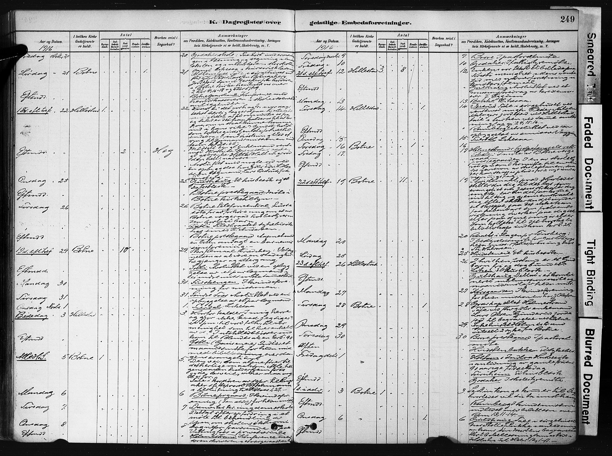 Botne kirkebøker, AV/SAKO-A-340/F/Fb/L0001: Parish register (official) no. II 1, 1878-1902, p. 249