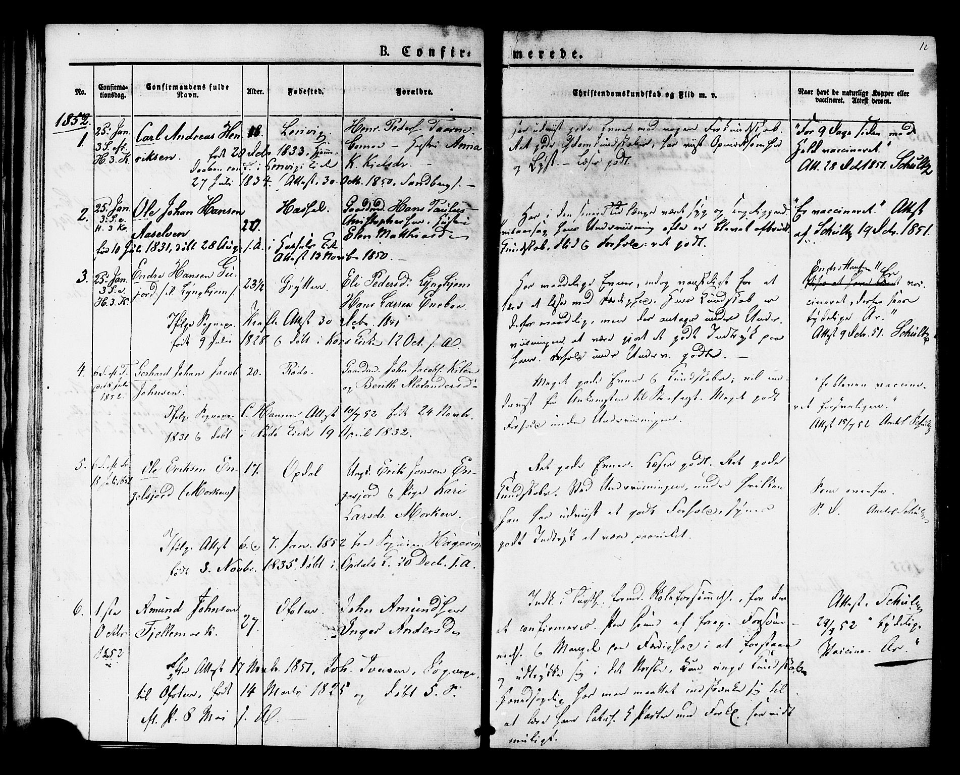 Ministerialprotokoller, klokkerbøker og fødselsregistre - Sør-Trøndelag, SAT/A-1456/624/L0480: Parish register (official) no. 624A01, 1841-1864, p. 12