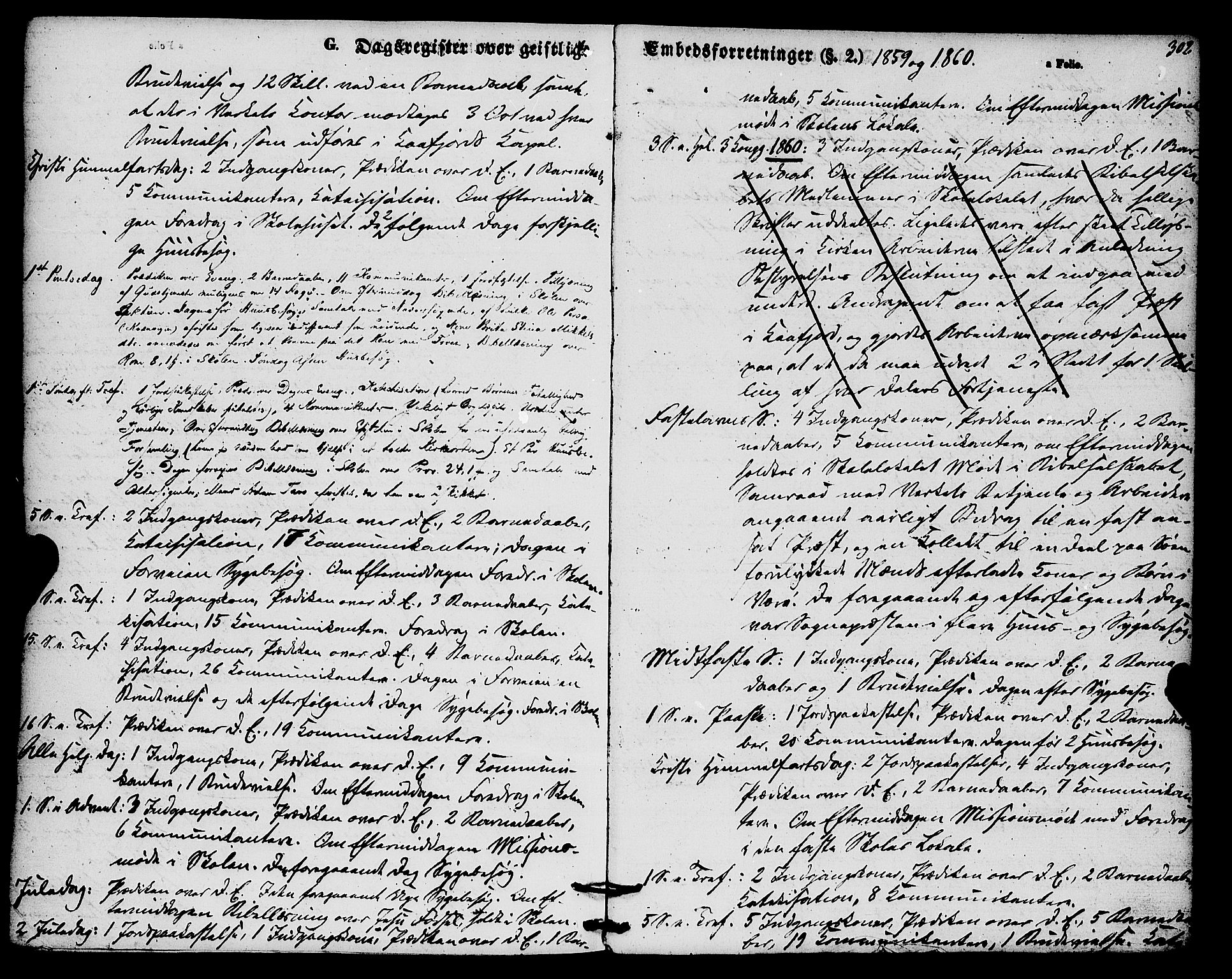 Alta sokneprestkontor, SATØ/S-1338/H/Ha/L0004.kirke: Parish register (official) no. 4, 1858-1880, p. 302