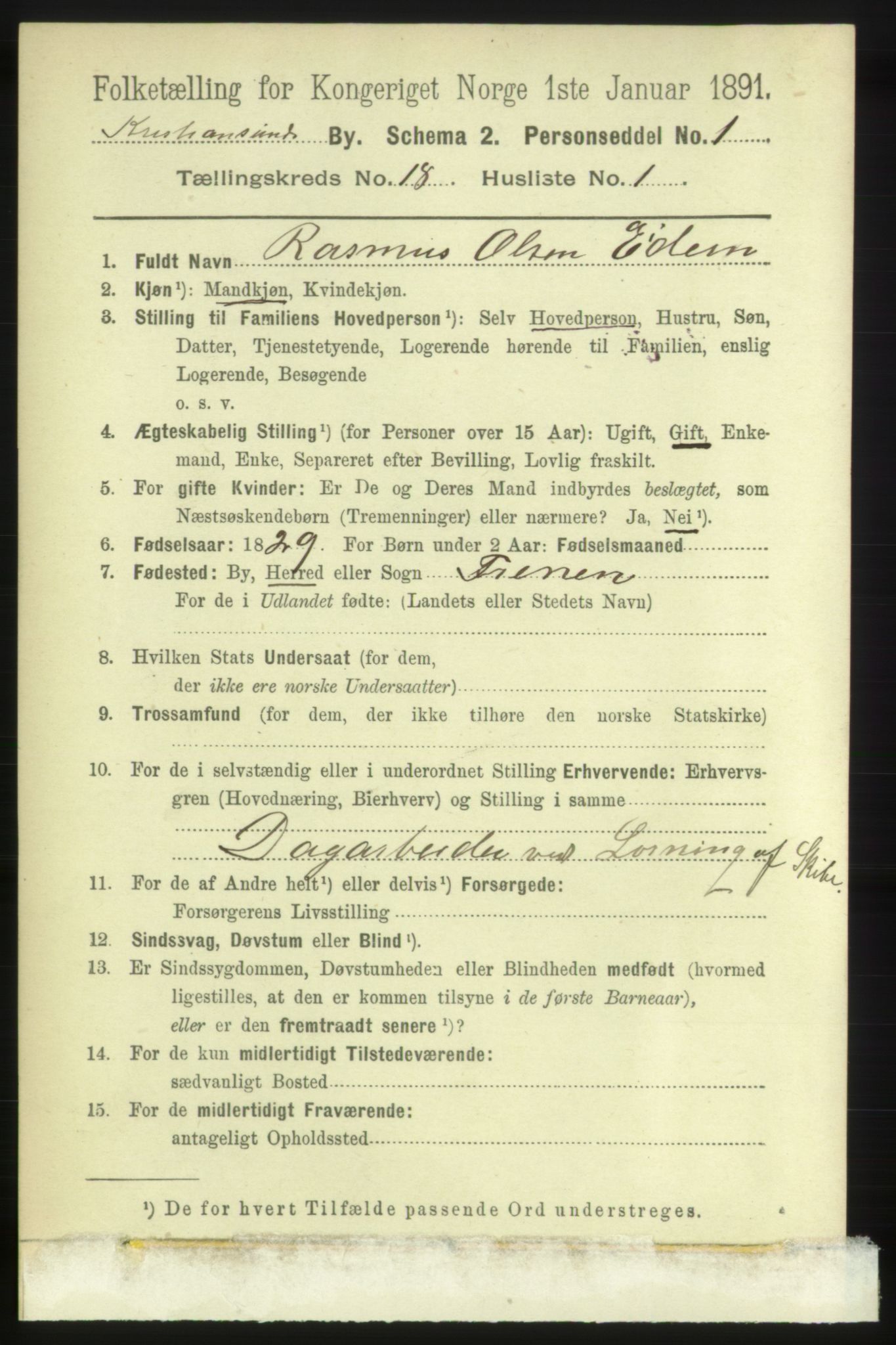 RA, 1891 census for 1503 Kristiansund, 1891, p. 12041