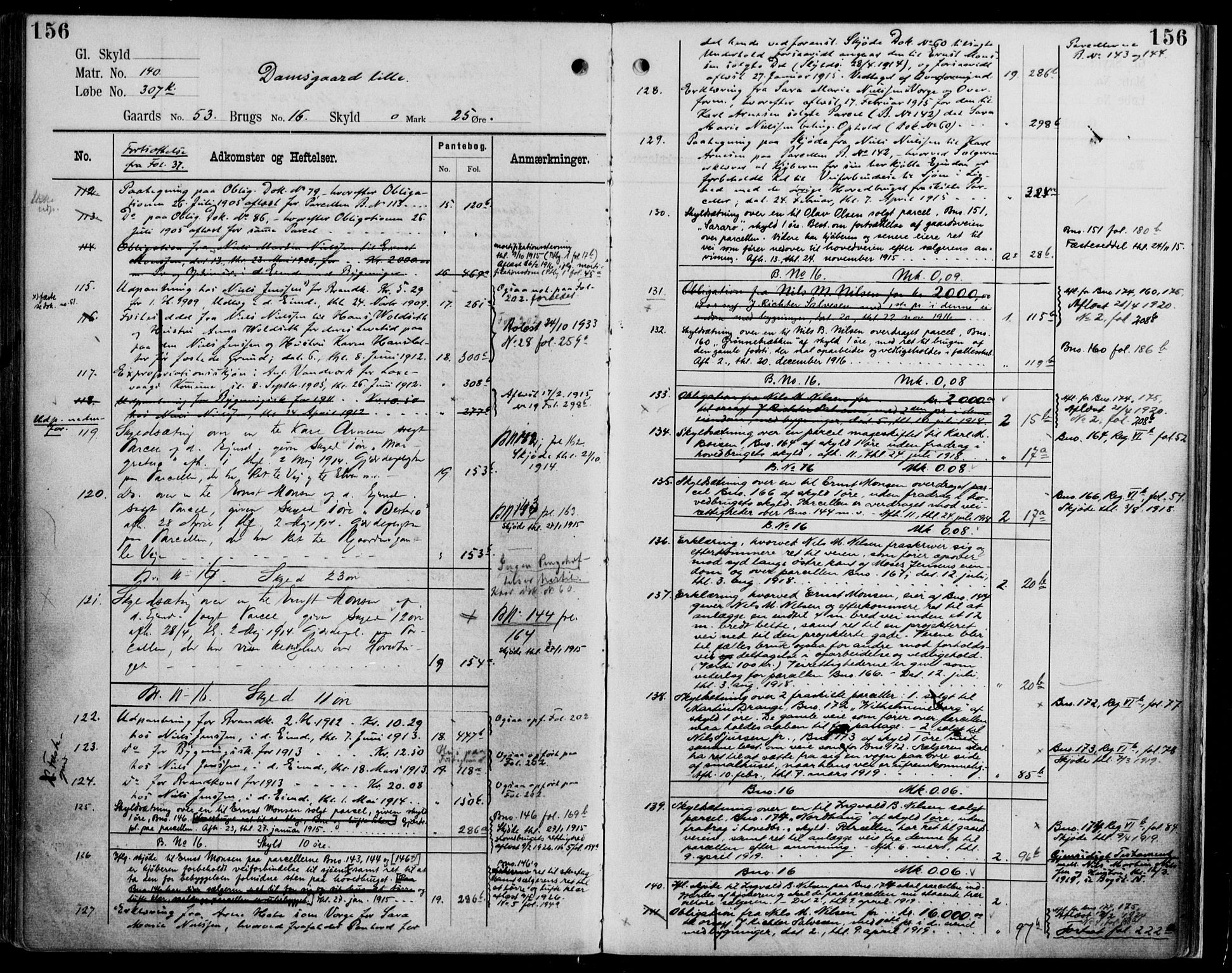 Midhordland sorenskriveri, AV/SAB-A-3001/1/G/Ga/Gab/L0113: Mortgage register no. II.A.b.113, p. 156