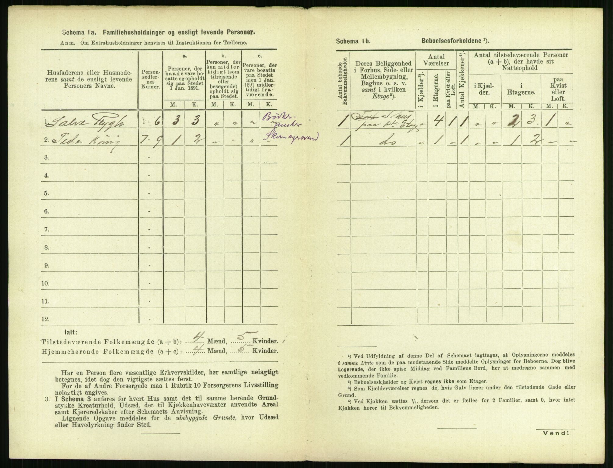 RA, 1891 census for 1106 Haugesund, 1891, p. 825