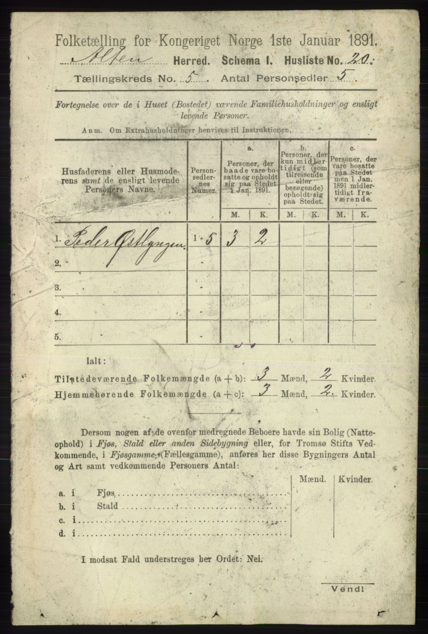 RA, 1891 census for 2012 Alta, 1891, p. 1640