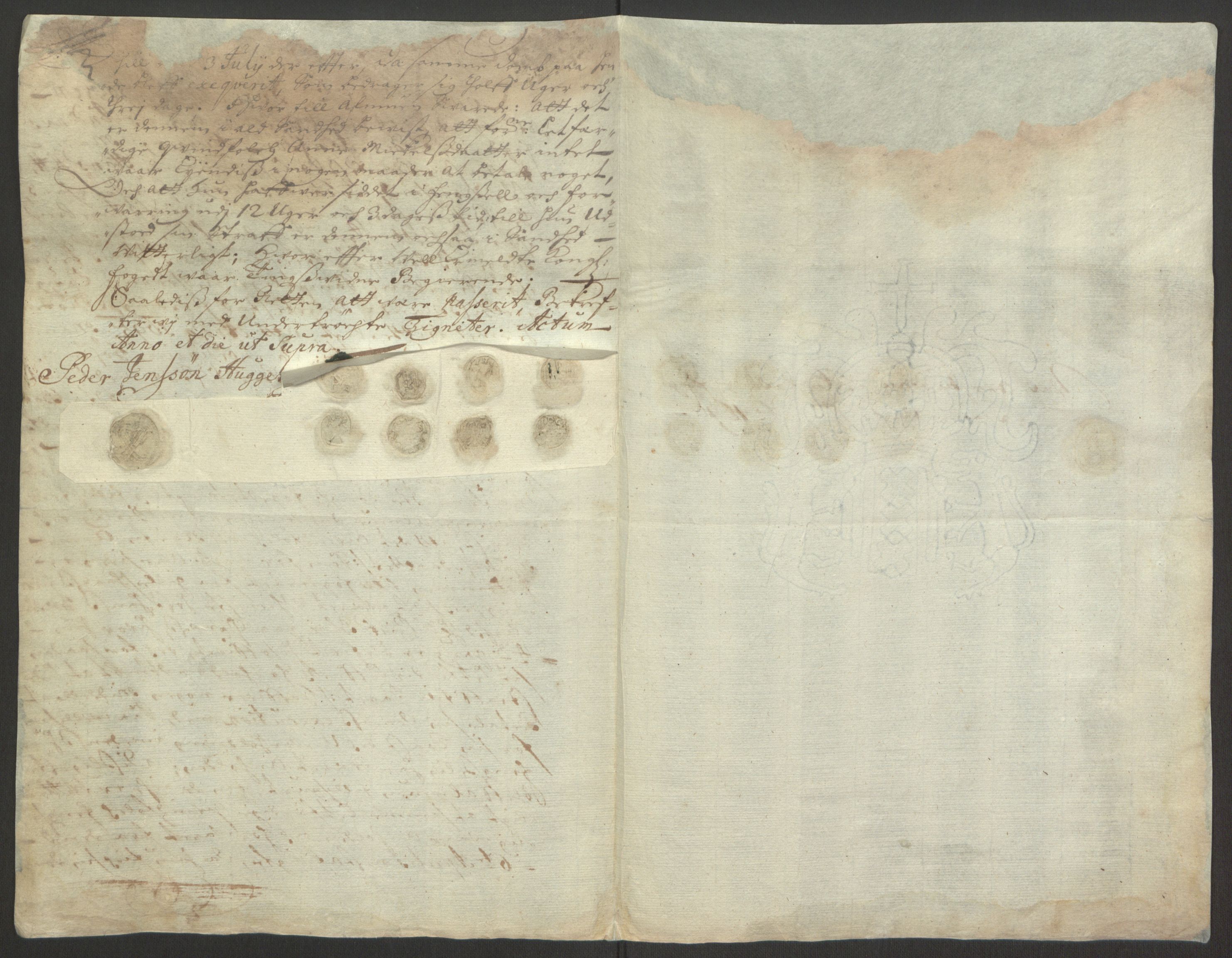 Rentekammeret inntil 1814, Reviderte regnskaper, Fogderegnskap, AV/RA-EA-4092/R67/L4677: Fogderegnskap Vesterålen, Andenes og Lofoten, 1694-1695, p. 353