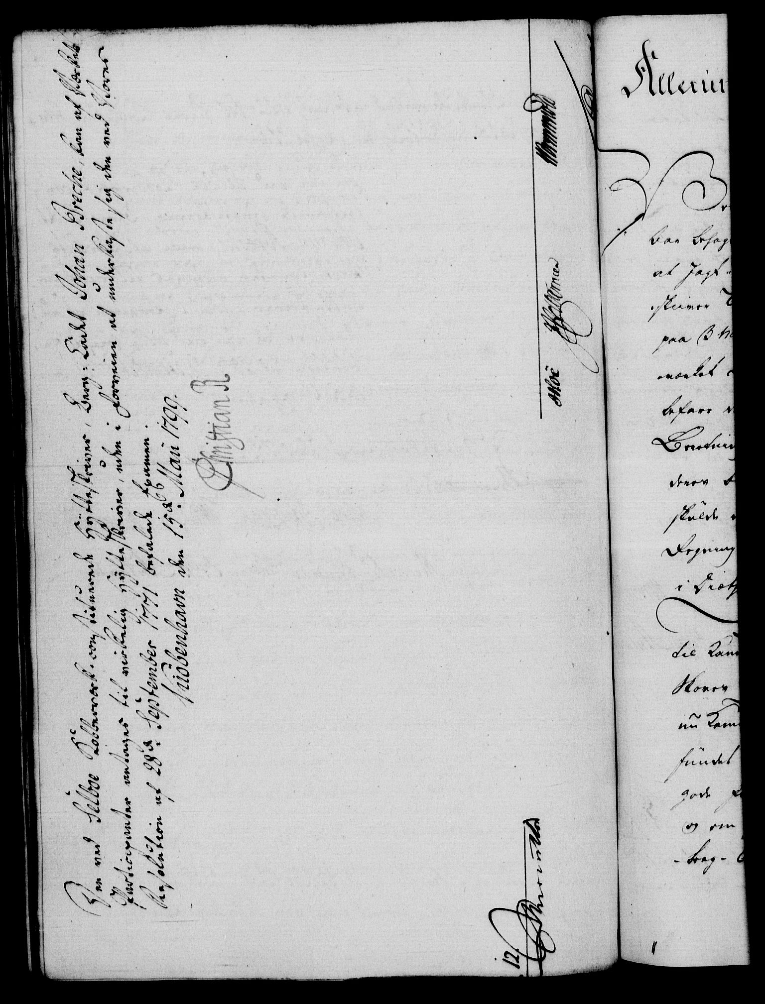 Rentekammeret, Renteskriverkontorene, AV/RA-EA-3115/M/Mf/Mfb/L0004: Relasjons- og resolusjonsprotokoll med register (merket RK 54.10), 1799-1800