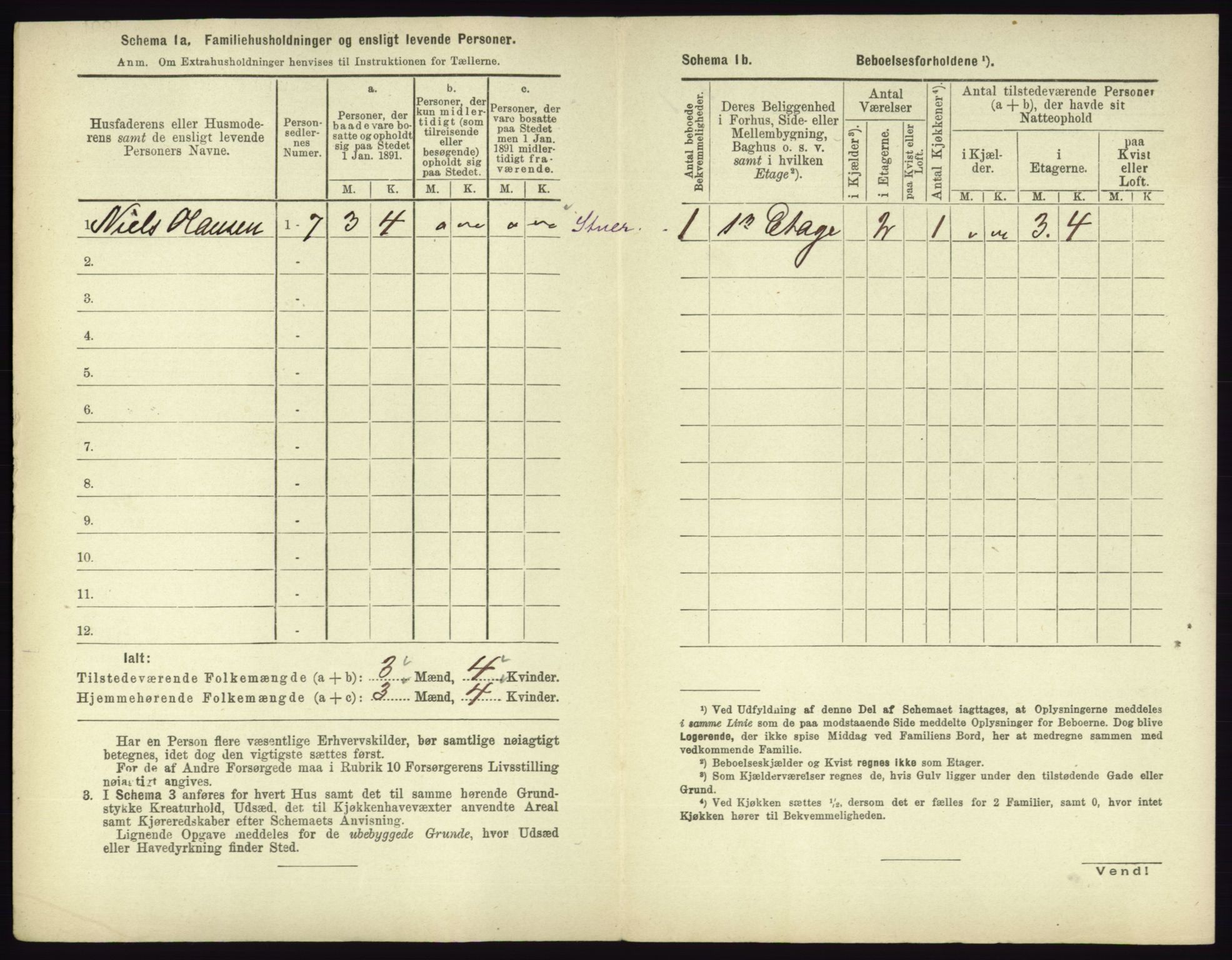 RA, 1891 census for 0602 Drammen, 1891, p. 3708