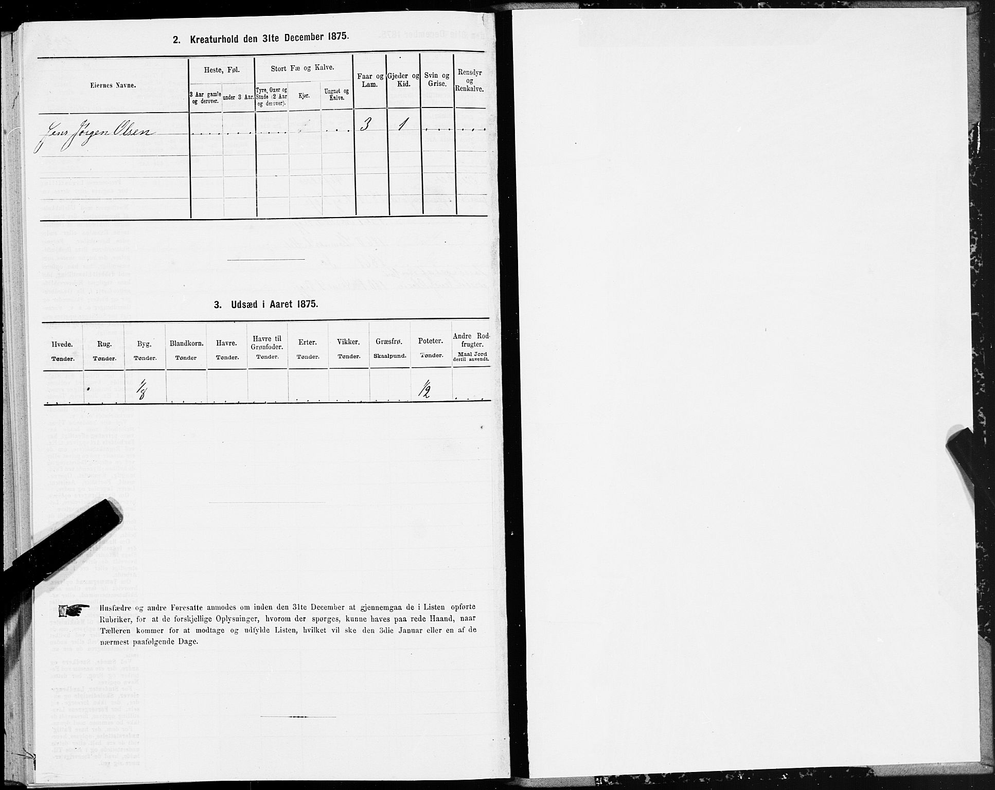 SAT, 1875 census for 1820P Alstahaug, 1875