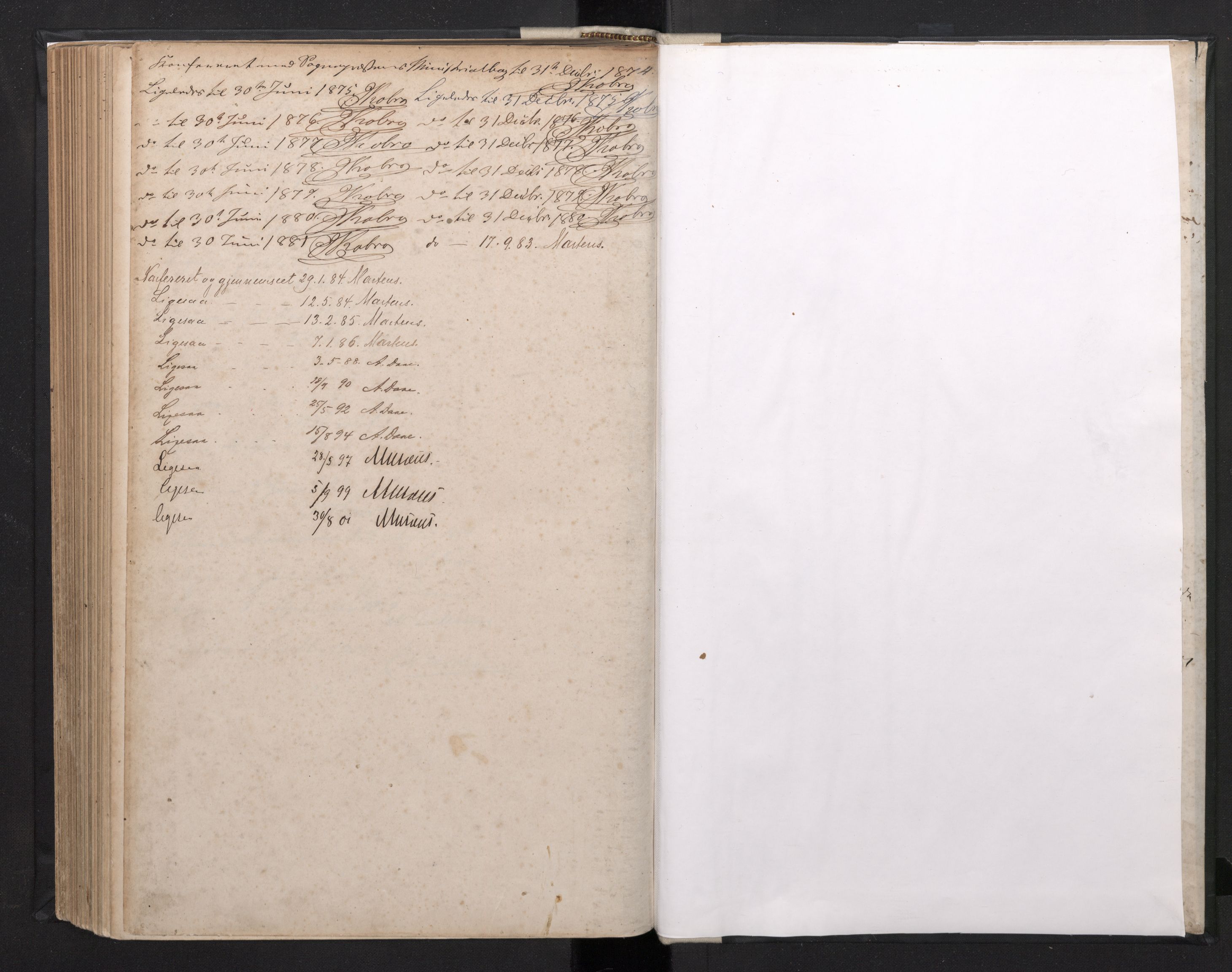 Manger sokneprestembete, SAB/A-76801/H/Hab: Parish register (copy) no. A 1, 1874-1901, p. 179b-180a
