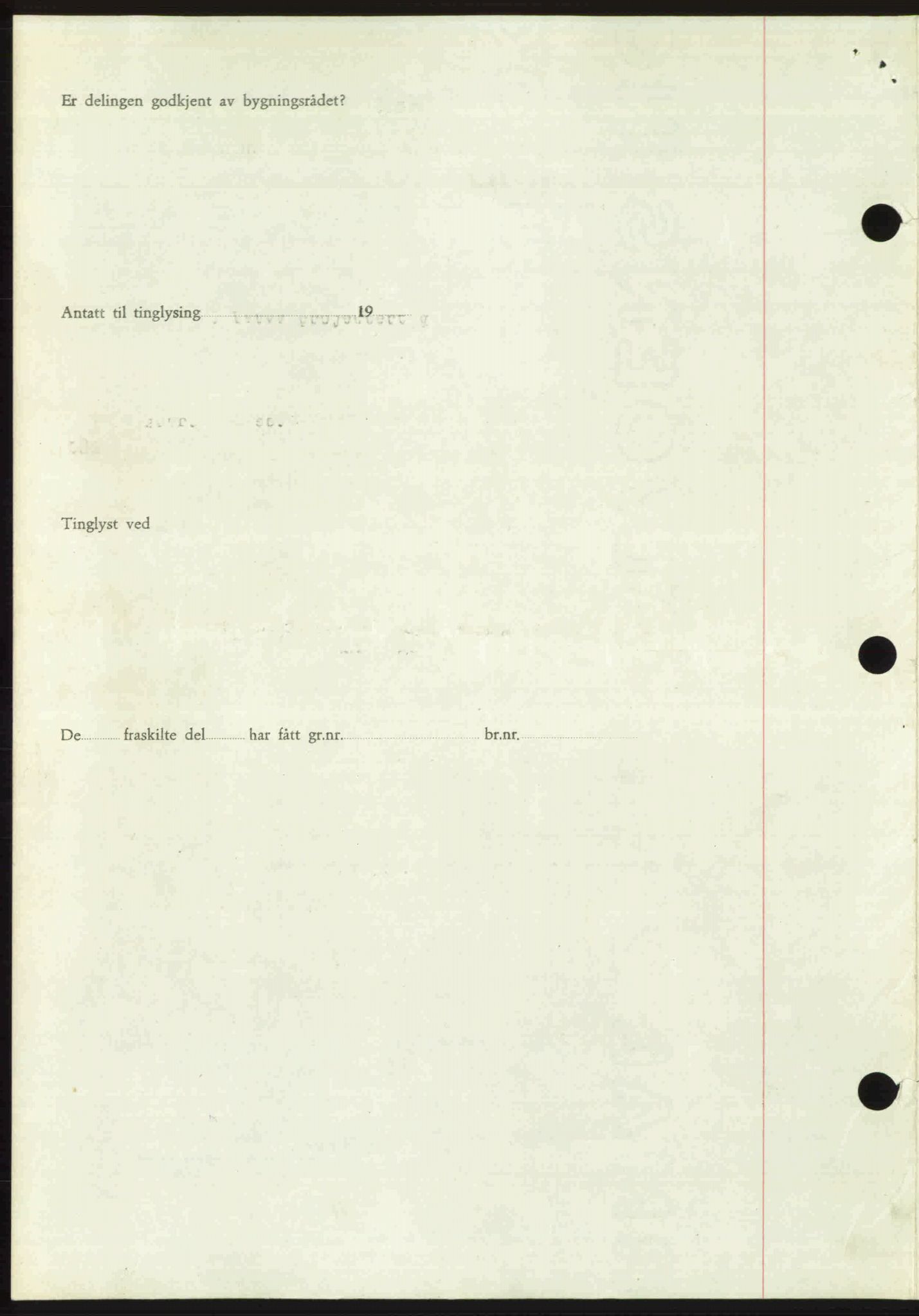 Toten tingrett, SAH/TING-006/H/Hb/Hbc/L0020: Mortgage book no. Hbc-20, 1948-1948, Diary no: : 2517/1948