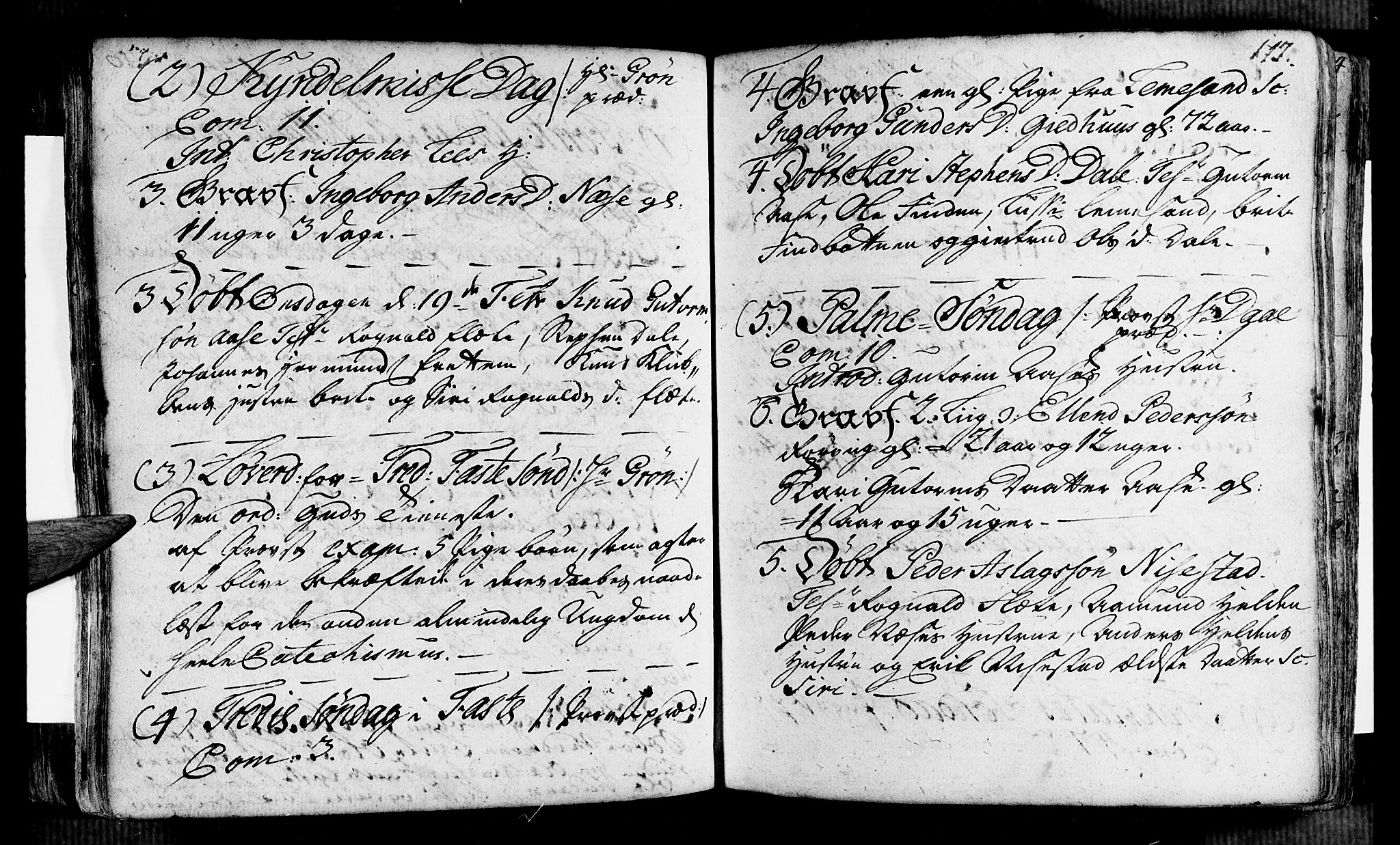 Vik sokneprestembete, AV/SAB-A-81501/H/Haa/Haaa/L0002: Parish register (official) no. A 2 / 2, 1740-1756, p. 117