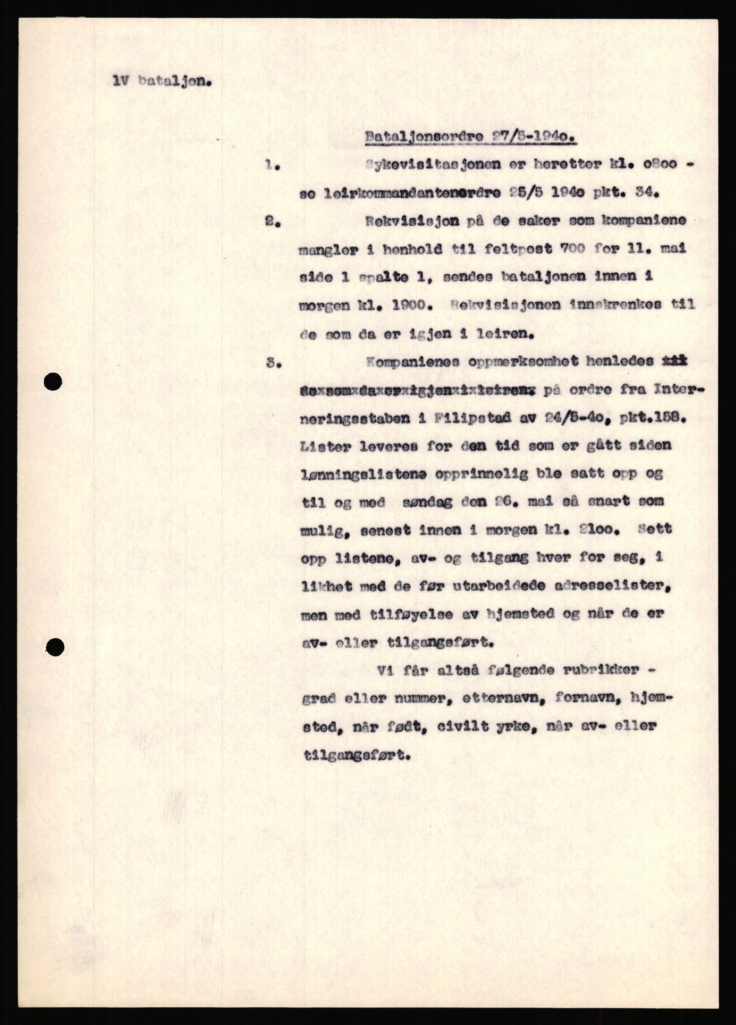 Forsvaret, Forsvarets krigshistoriske avdeling, AV/RA-RAFA-2017/Y/Yf/L0205: II-C-11-2110 - Norske internert i Sverige 1940, 1940, p. 111