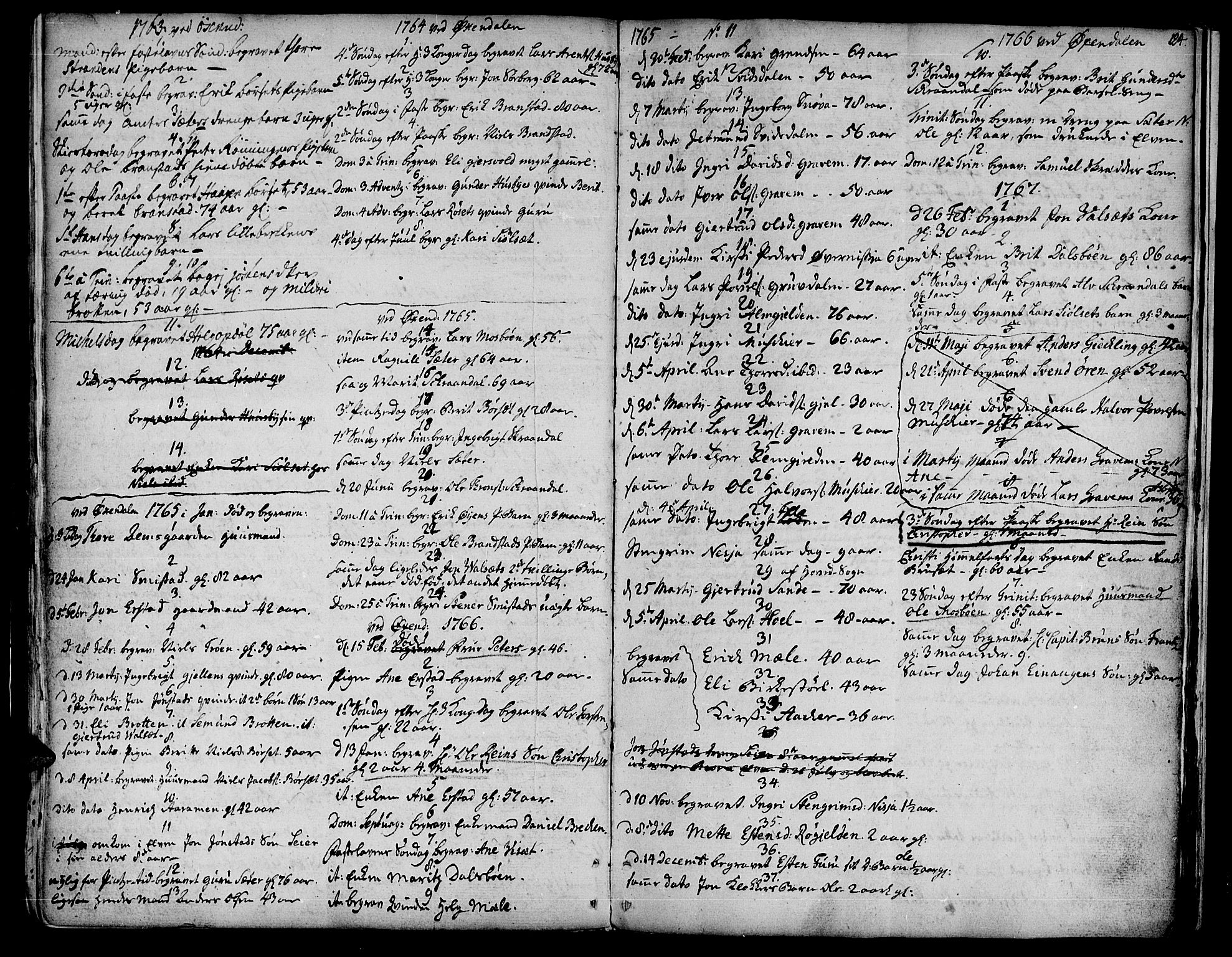 Ministerialprotokoller, klokkerbøker og fødselsregistre - Møre og Romsdal, AV/SAT-A-1454/590/L1007: Parish register (official) no. 590A01, 1752-1793, p. 124