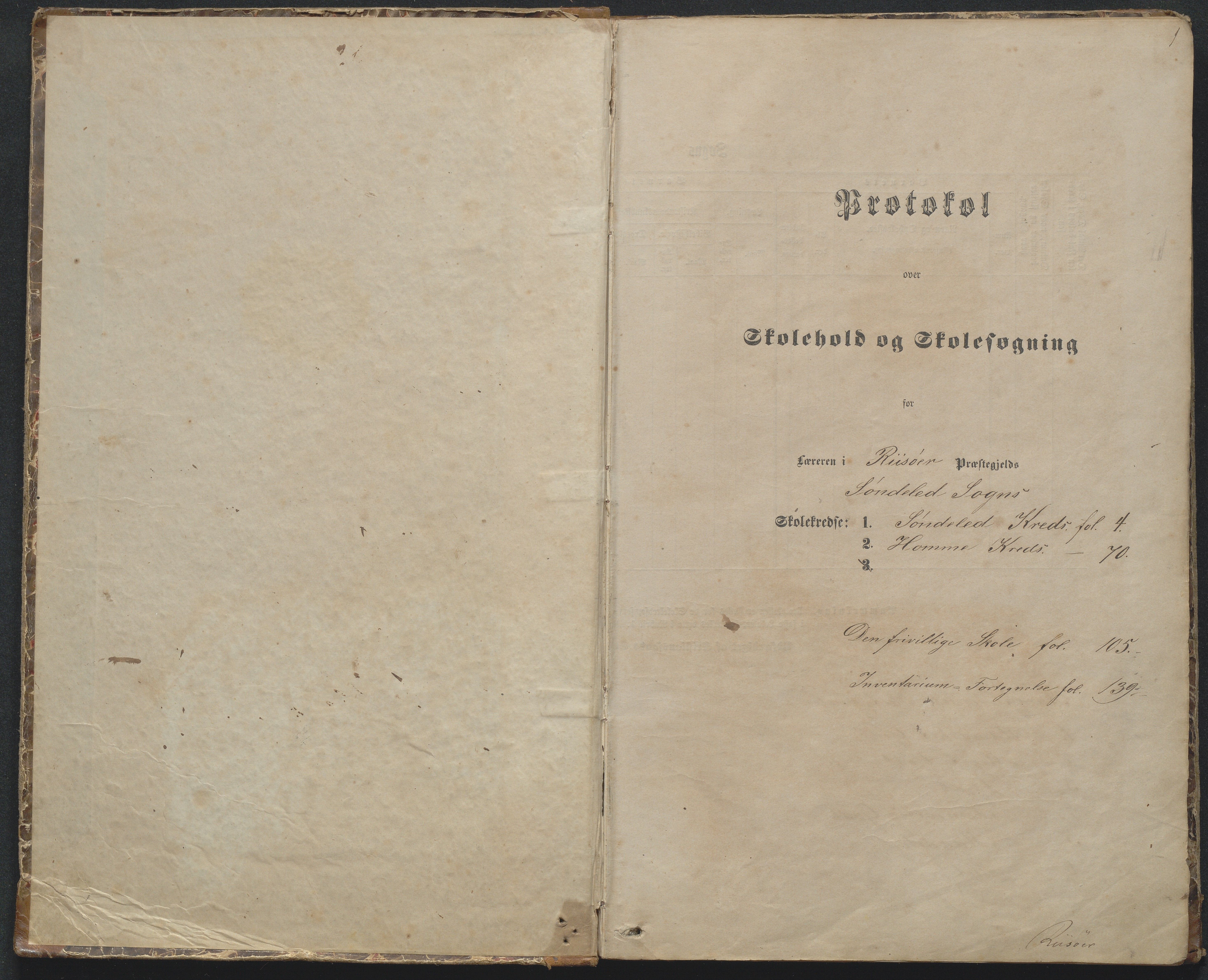 Søndeled kommune, AAKS/KA0913-PK/1/05/05f/L0002: Skoleprotokoll, 1862-1895, p. 1