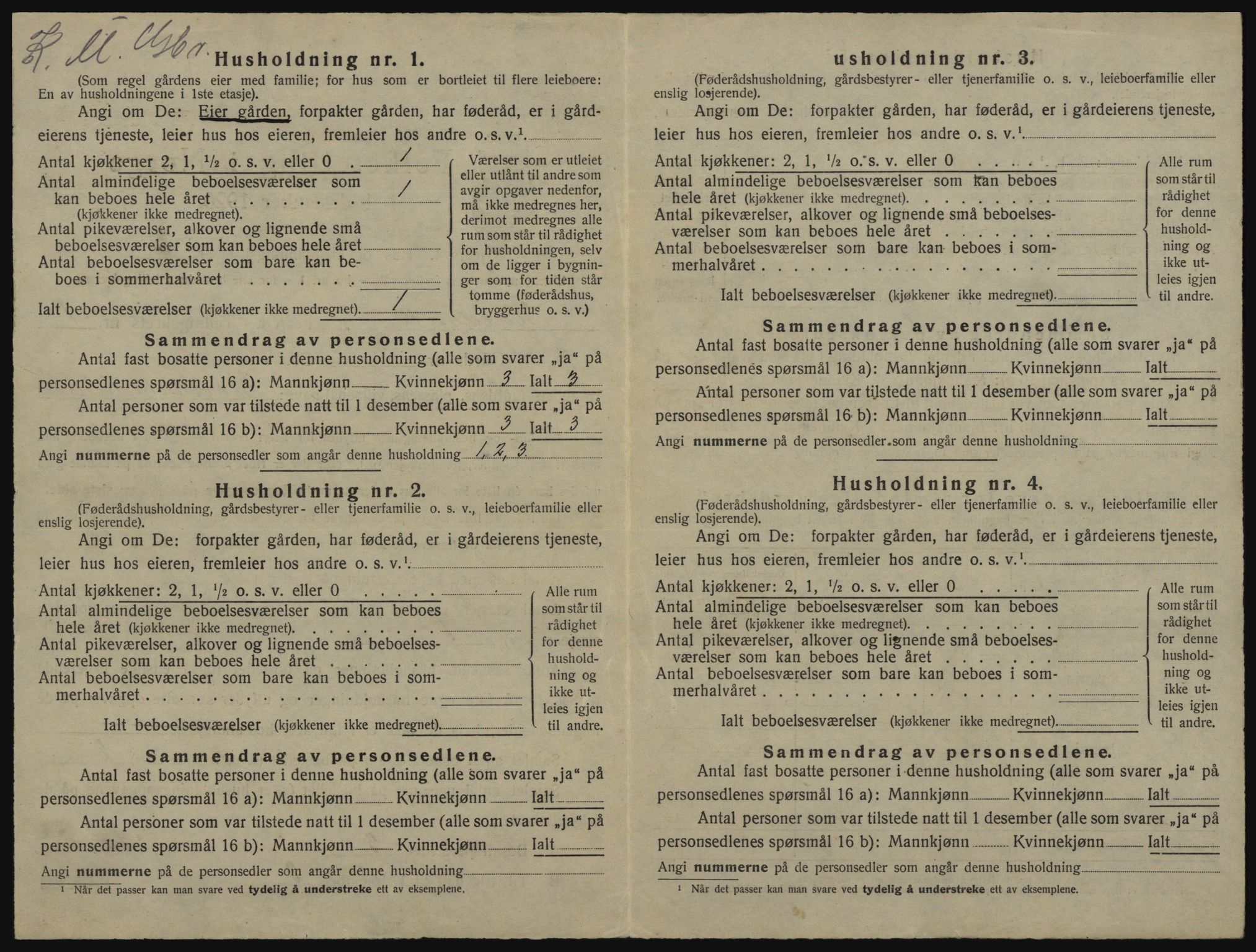 SATØ, 1920 census for Karasjok, 1920, p. 29