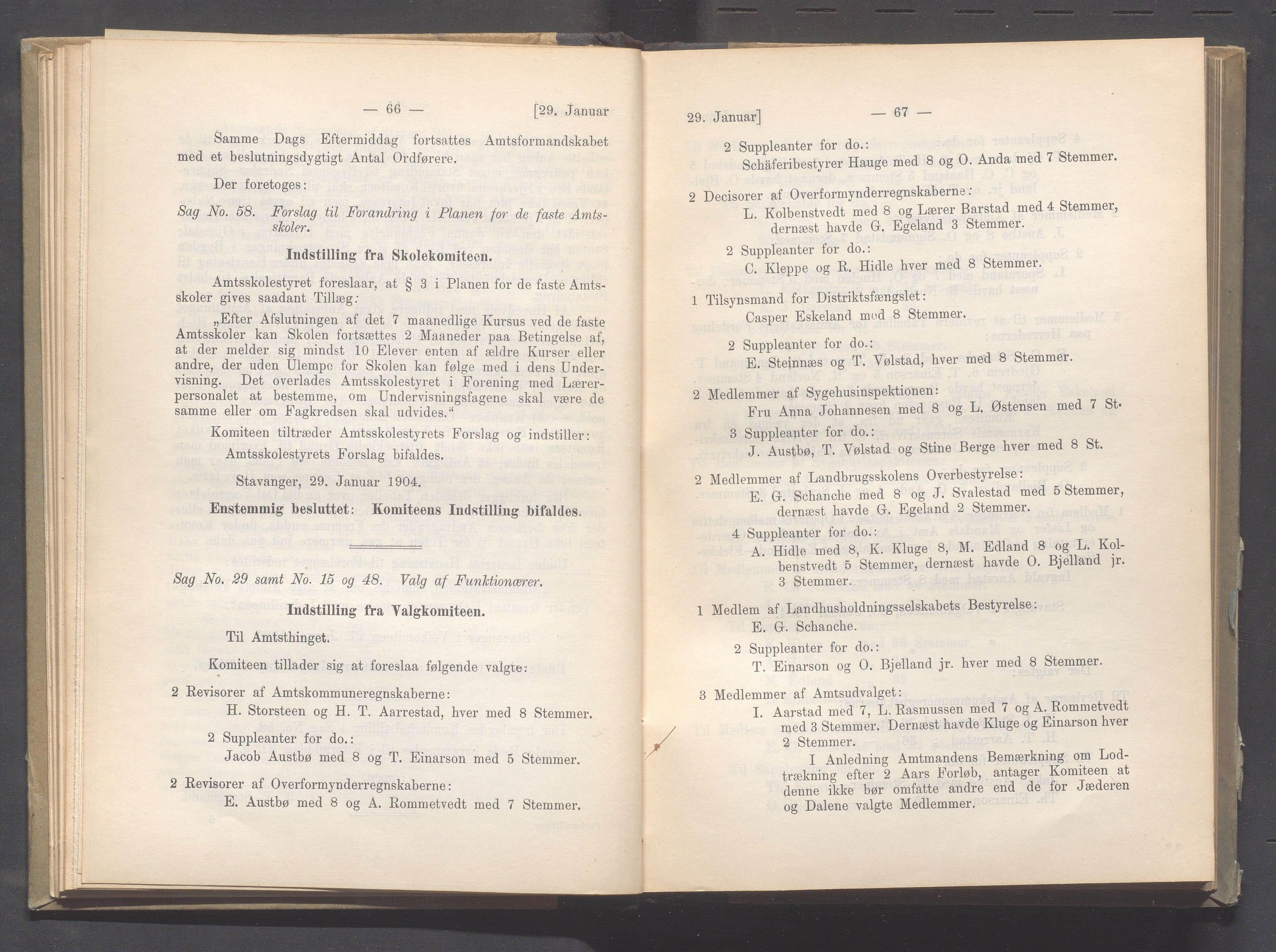 Rogaland fylkeskommune - Fylkesrådmannen , IKAR/A-900/A, 1904, p. 39