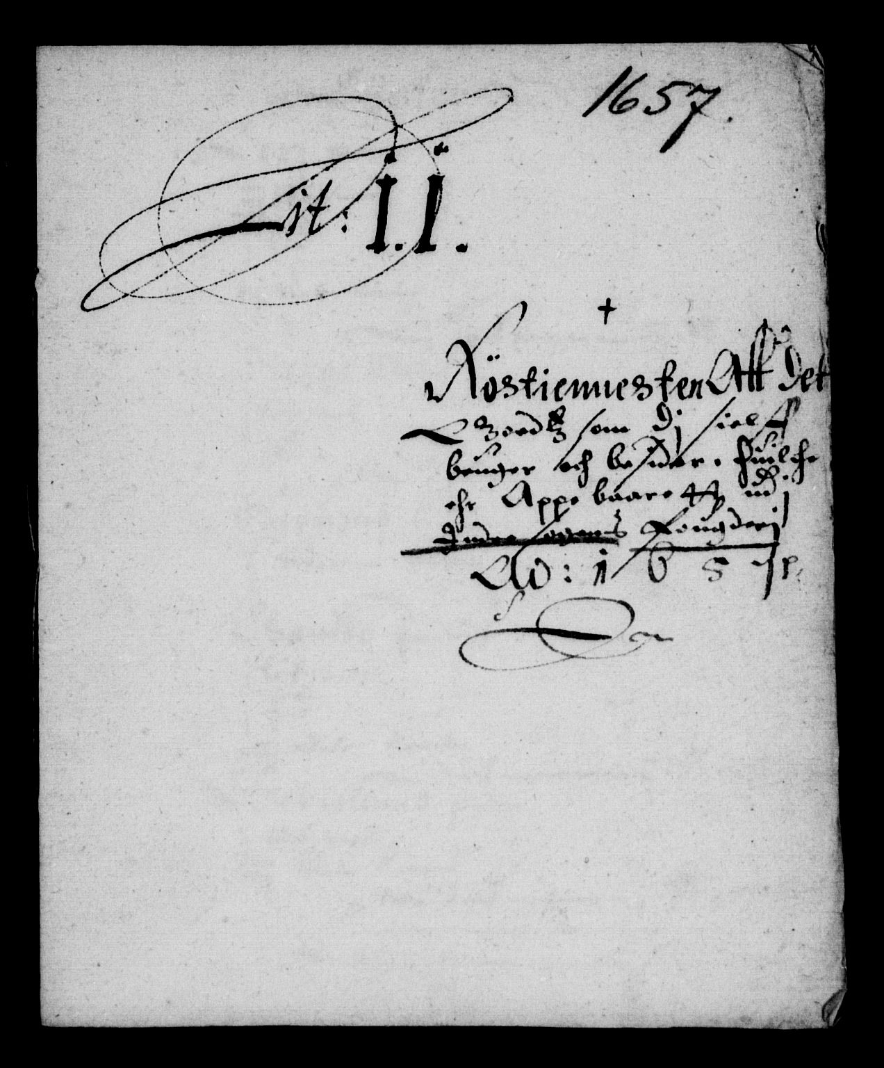 Rentekammeret inntil 1814, Reviderte regnskaper, Lensregnskaper, AV/RA-EA-5023/R/Rb/Rbt/L0139: Bergenhus len, 1657-1658