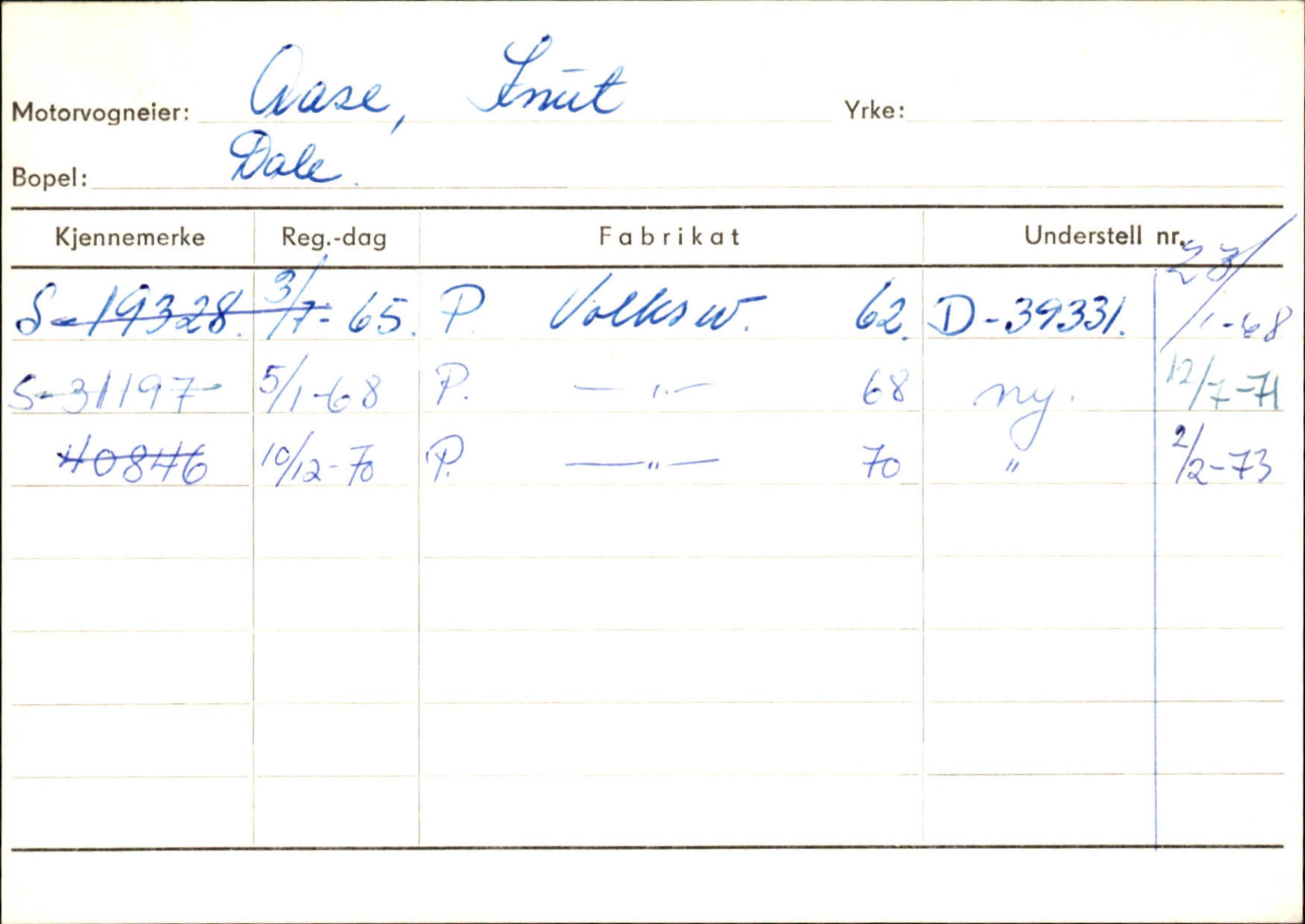 Statens vegvesen, Sogn og Fjordane vegkontor, AV/SAB-A-5301/4/F/L0126: Eigarregister Fjaler M-Å. Leikanger A-Å, 1945-1975, p. 742