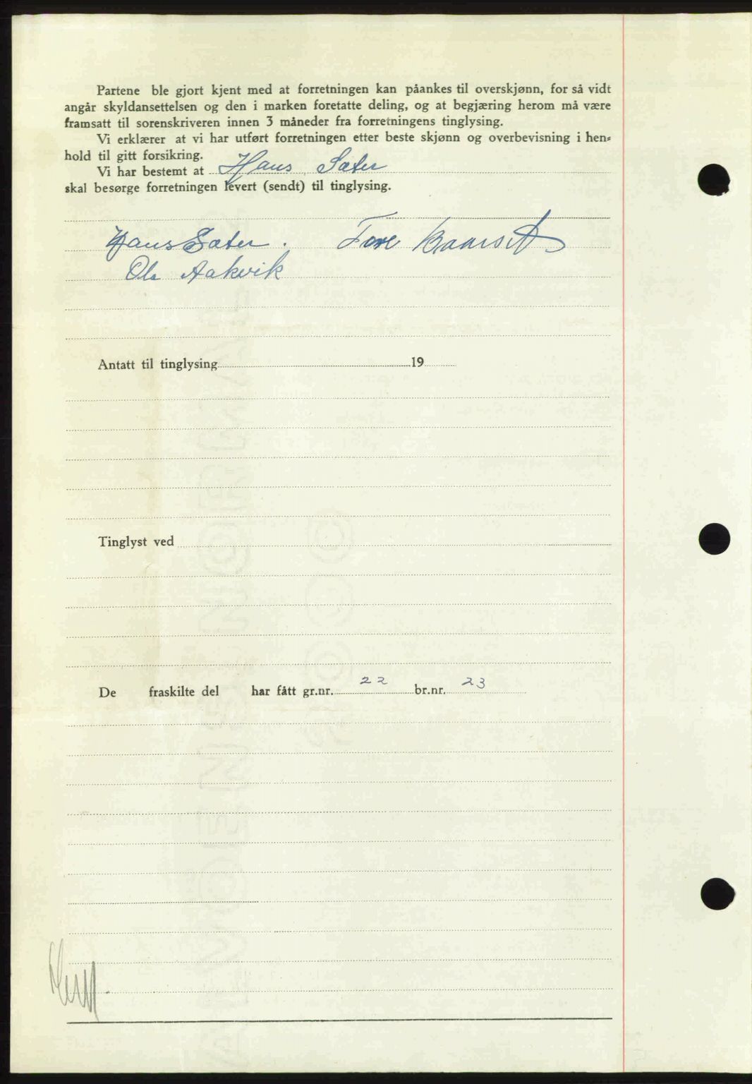 Nordmøre sorenskriveri, AV/SAT-A-4132/1/2/2Ca: Mortgage book no. A114, 1950-1950, Diary no: : 1128/1950