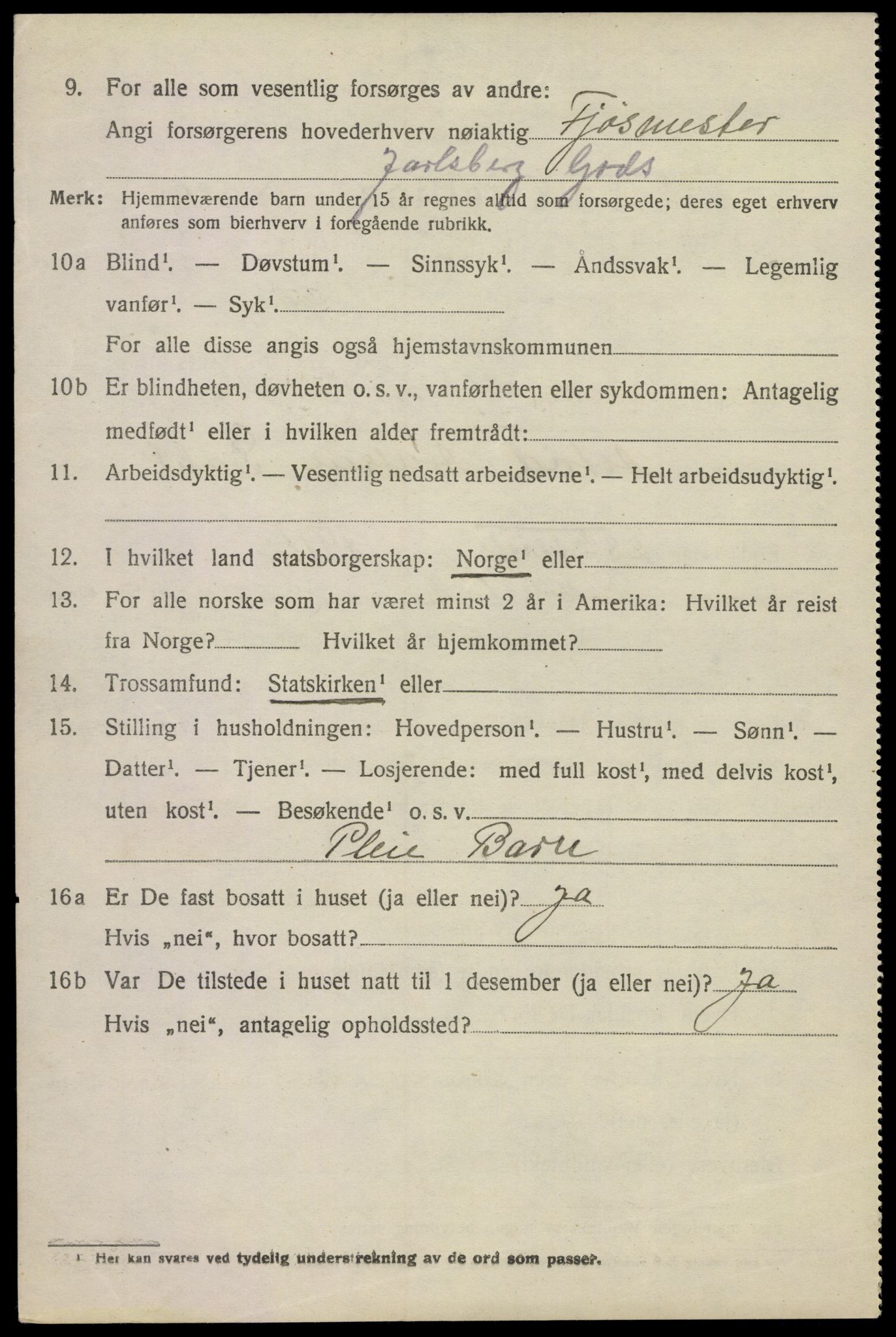 SAKO, 1920 census for Sem, 1920, p. 6360