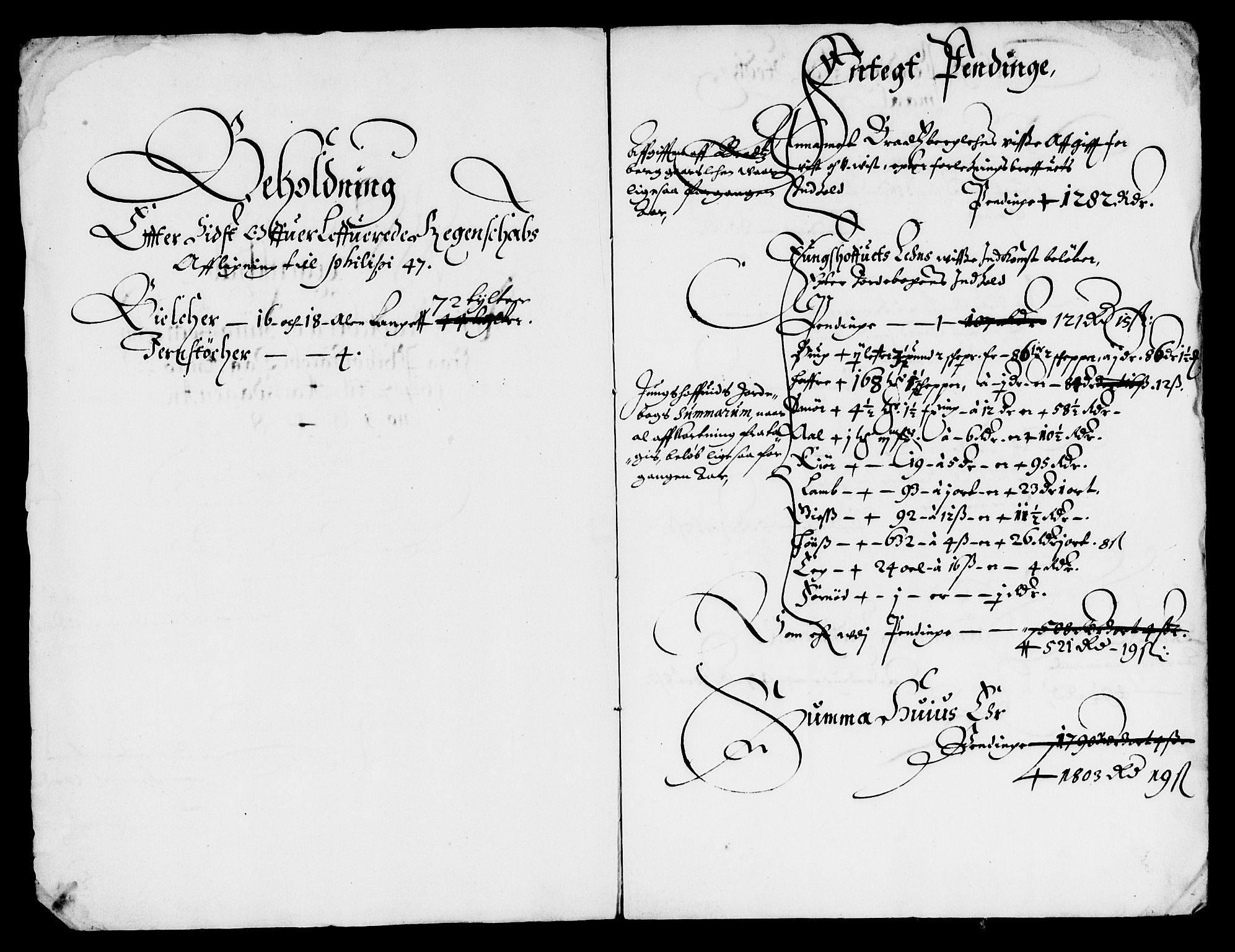 Rentekammeret inntil 1814, Reviderte regnskaper, Lensregnskaper, AV/RA-EA-5023/R/Rb/Rbp/L0033: Bratsberg len, 1646-1648