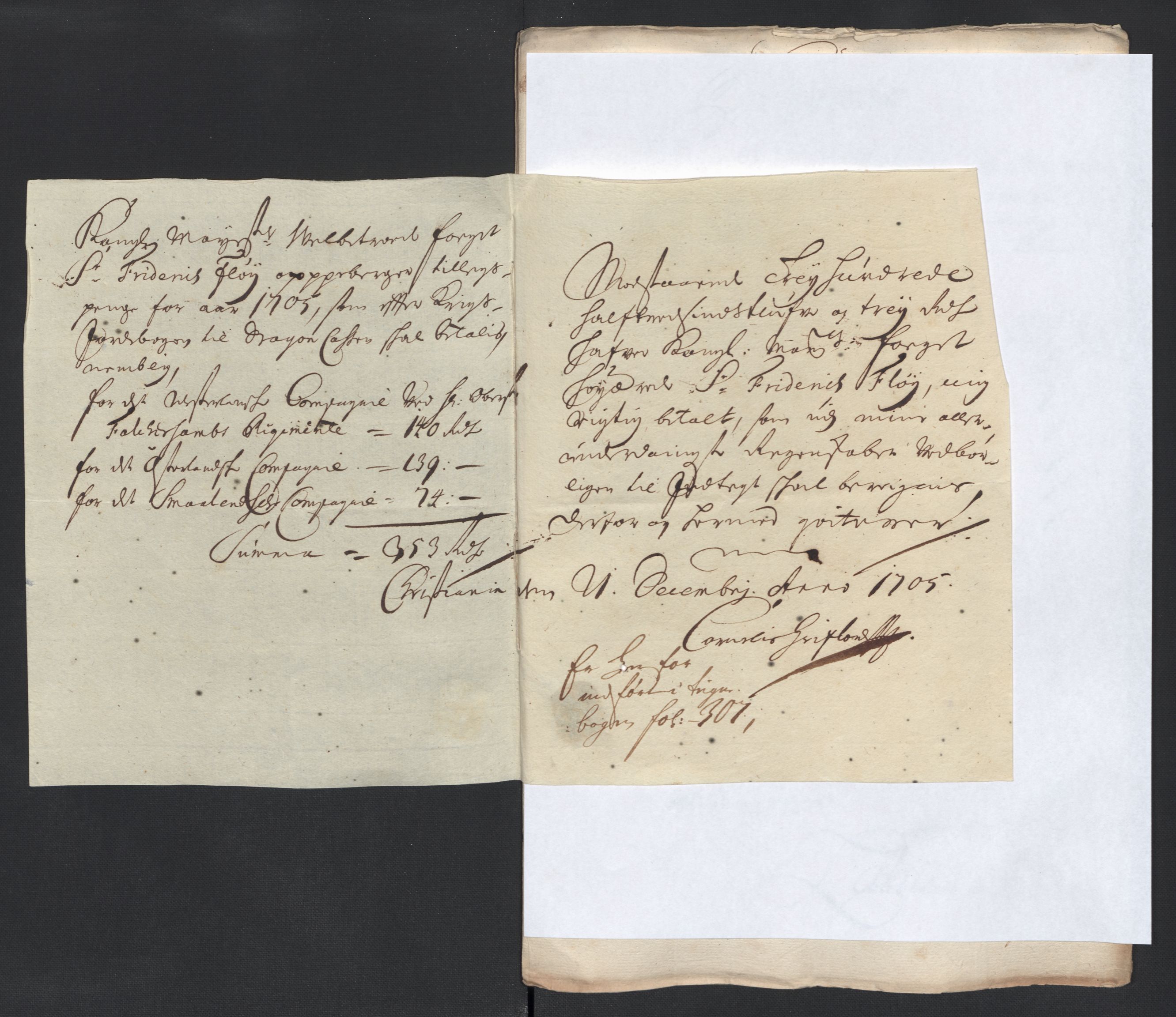 Rentekammeret inntil 1814, Reviderte regnskaper, Fogderegnskap, AV/RA-EA-4092/R07/L0297: Fogderegnskap Rakkestad, Heggen og Frøland, 1705, p. 250
