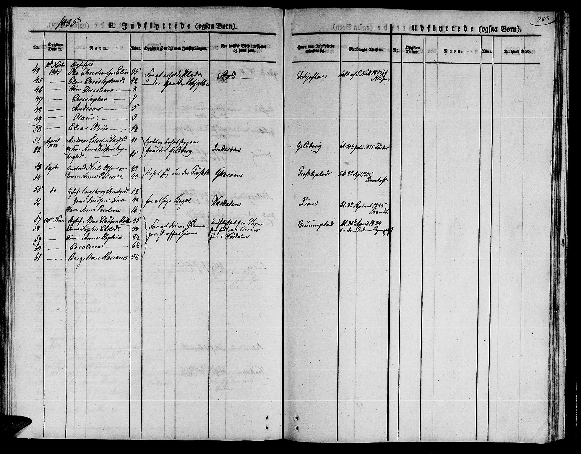 Ministerialprotokoller, klokkerbøker og fødselsregistre - Nord-Trøndelag, AV/SAT-A-1458/735/L0336: Parish register (official) no. 735A05 /1, 1825-1835, p. 283