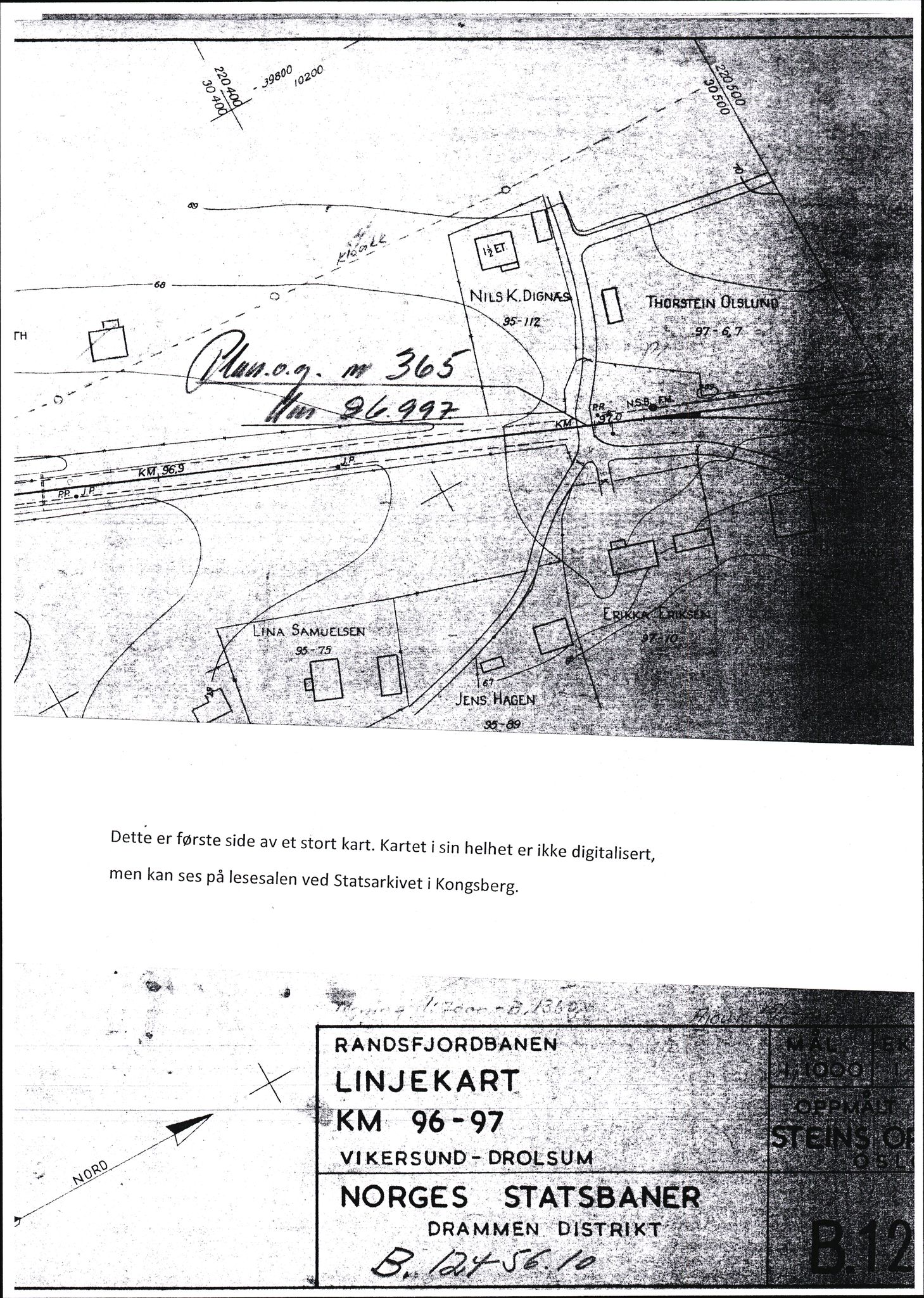 Norges Statsbaner Drammen distrikt (NSB), AV/SAKO-A-30/F/Fe/Fec/L0005: Saksarkiv, 1868-1995, p. 431